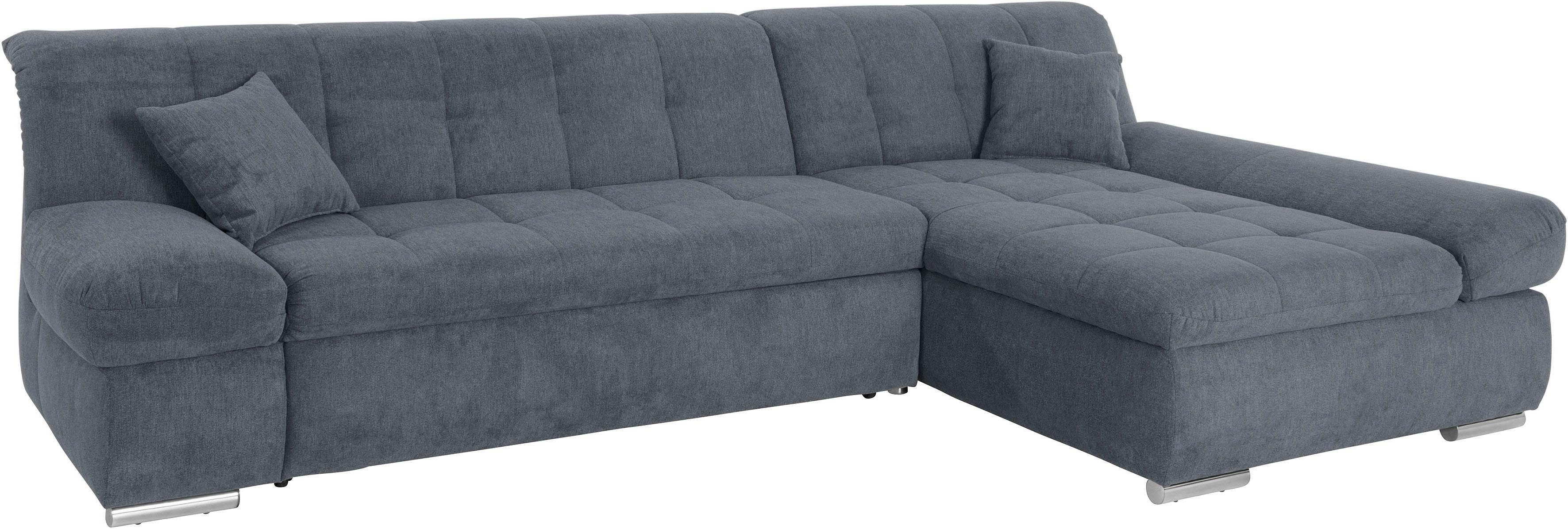DOMO collection 1100000002199 "MONA 297x173 cm, modern und komfortabel" whlw. mit Bettfunktion, L-Form