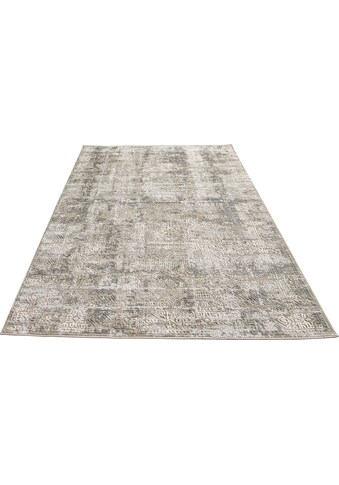 my home Teppich »Selin«, rechteckig, 9 mm Höhe, dezenter Glanz, Hoch-Tief-Struktur,... kaufen