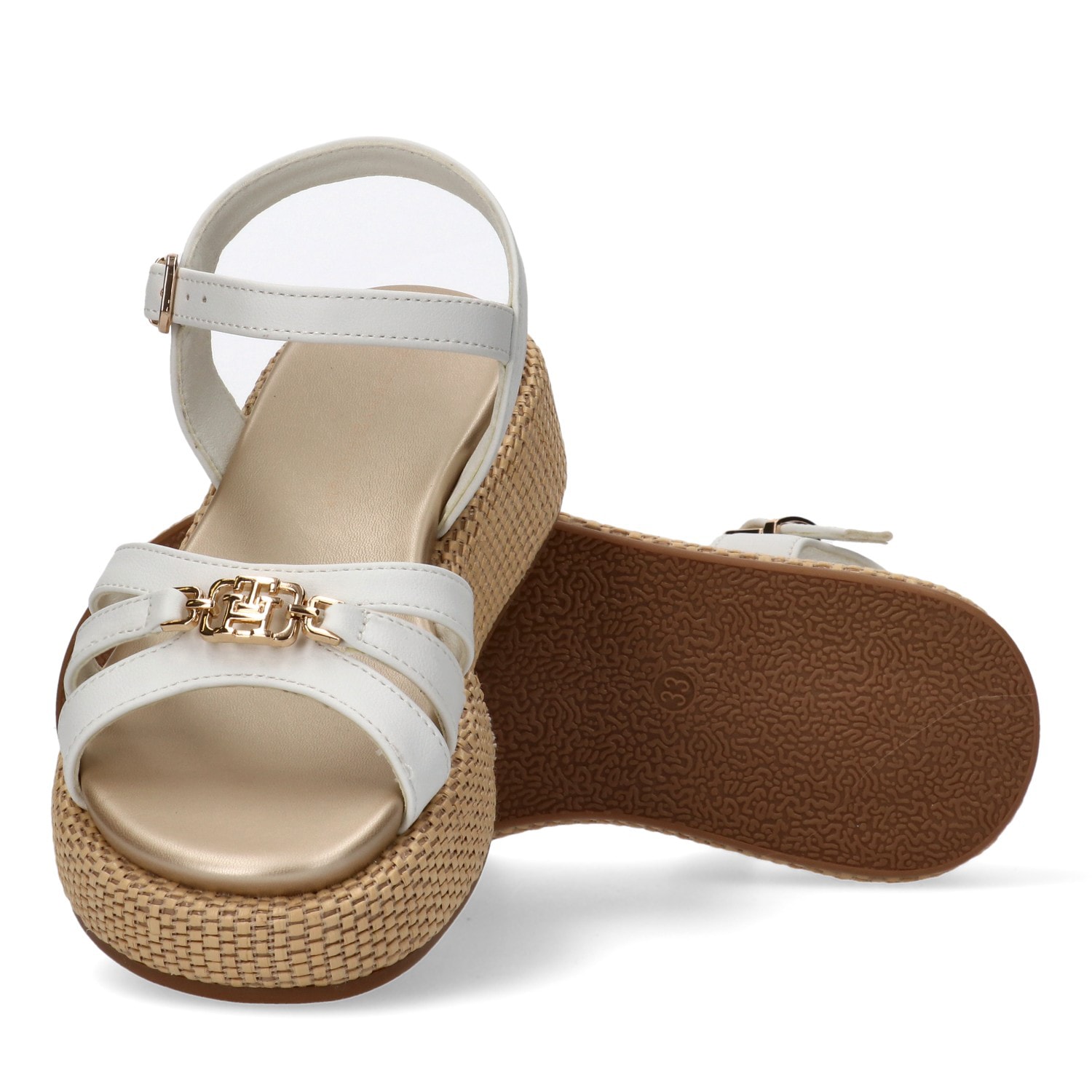 Tommy Hilfiger Sandale  , Plateau, Sommerschuh, Wedge Sandale mit Schnallenverschluss