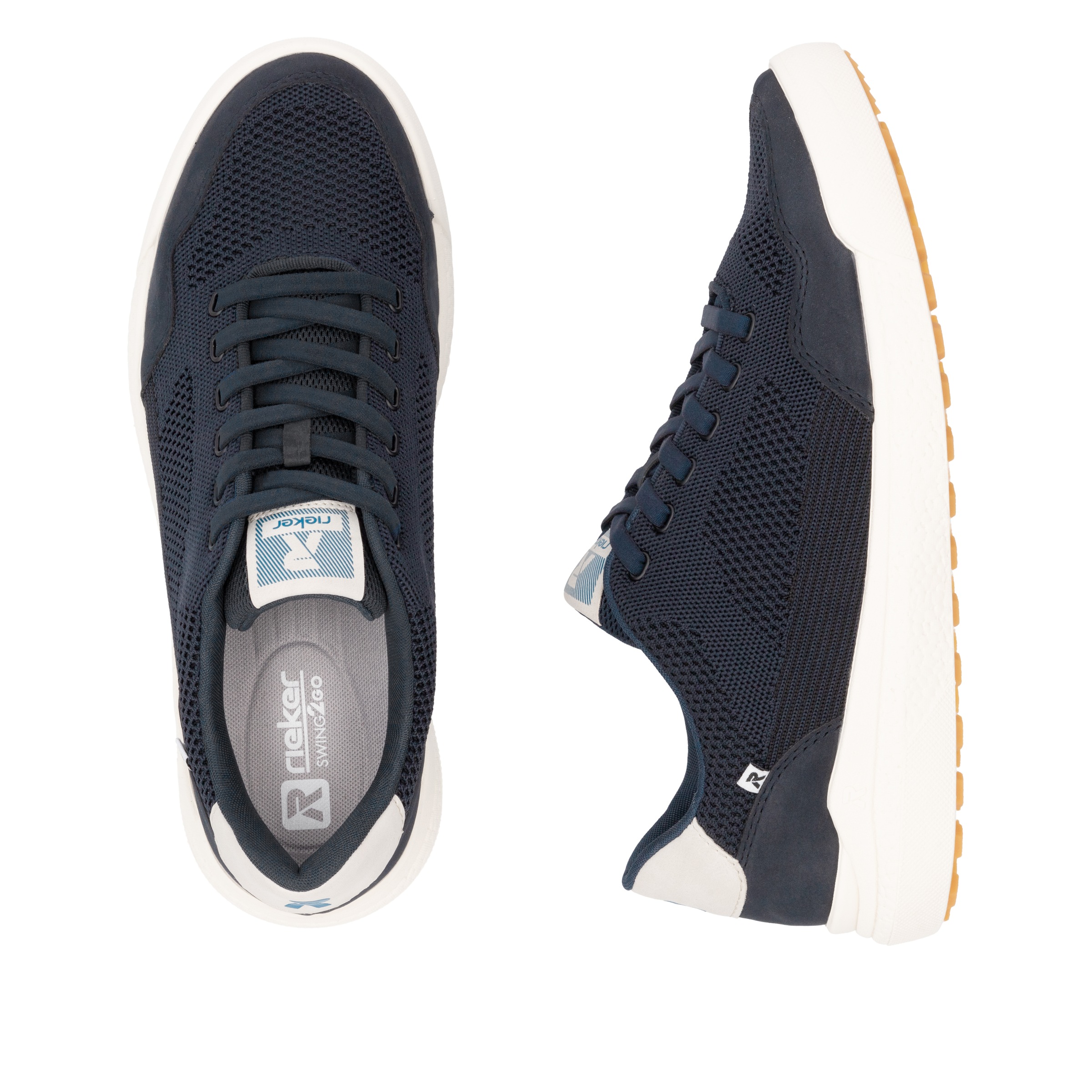 RIEKER Sport Sneaker »Chester«, Schnürschuh, Halbschuh, Freizeischuh mit angesagter Laufsohle