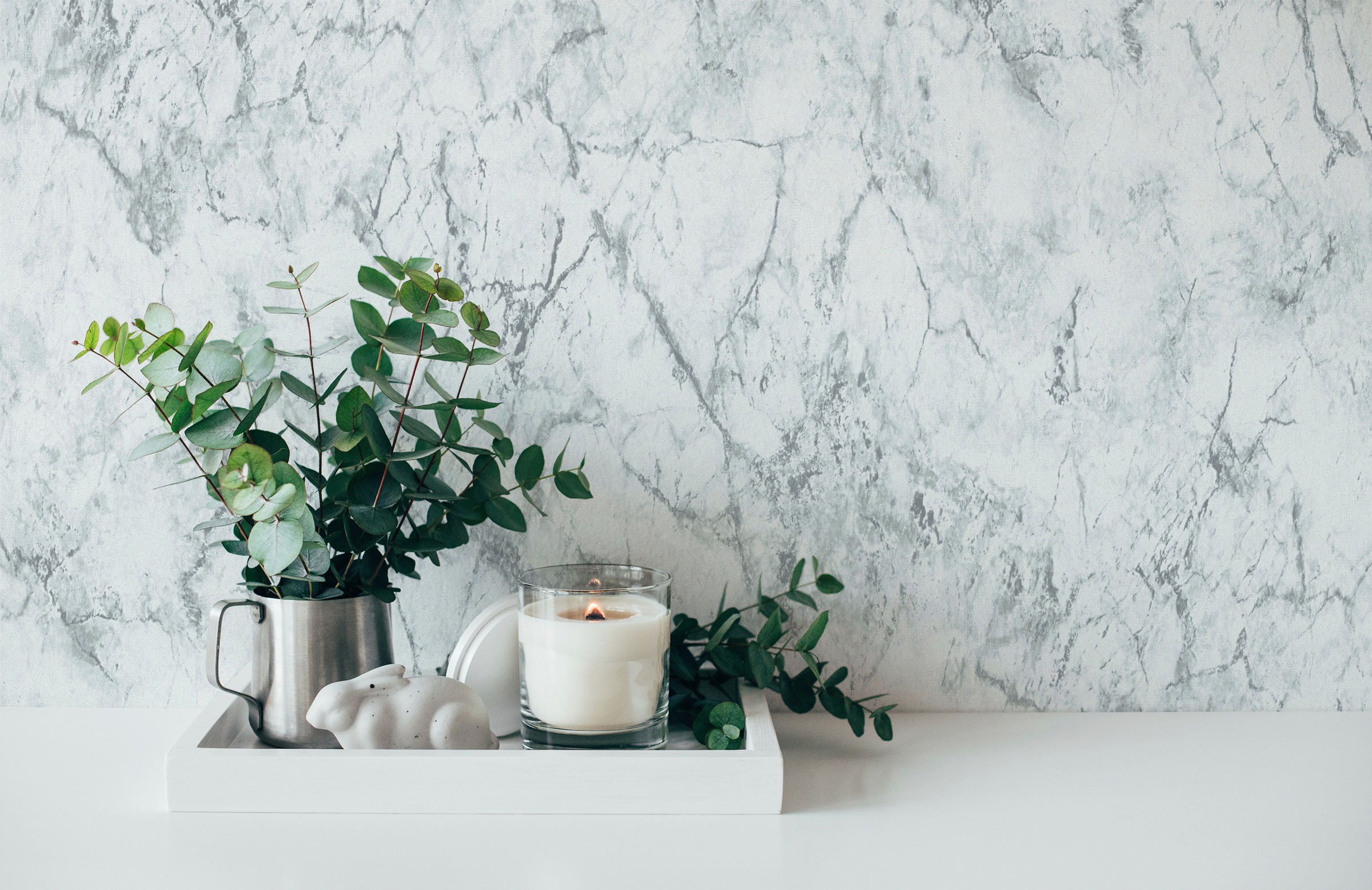 living walls Vliestapete »Materials«, Strukturmuster-gemustert-Motiv, Moderne Tapete Marmor Tapeten Wohnzimmer Schlafzimmer Küche Flur Optik