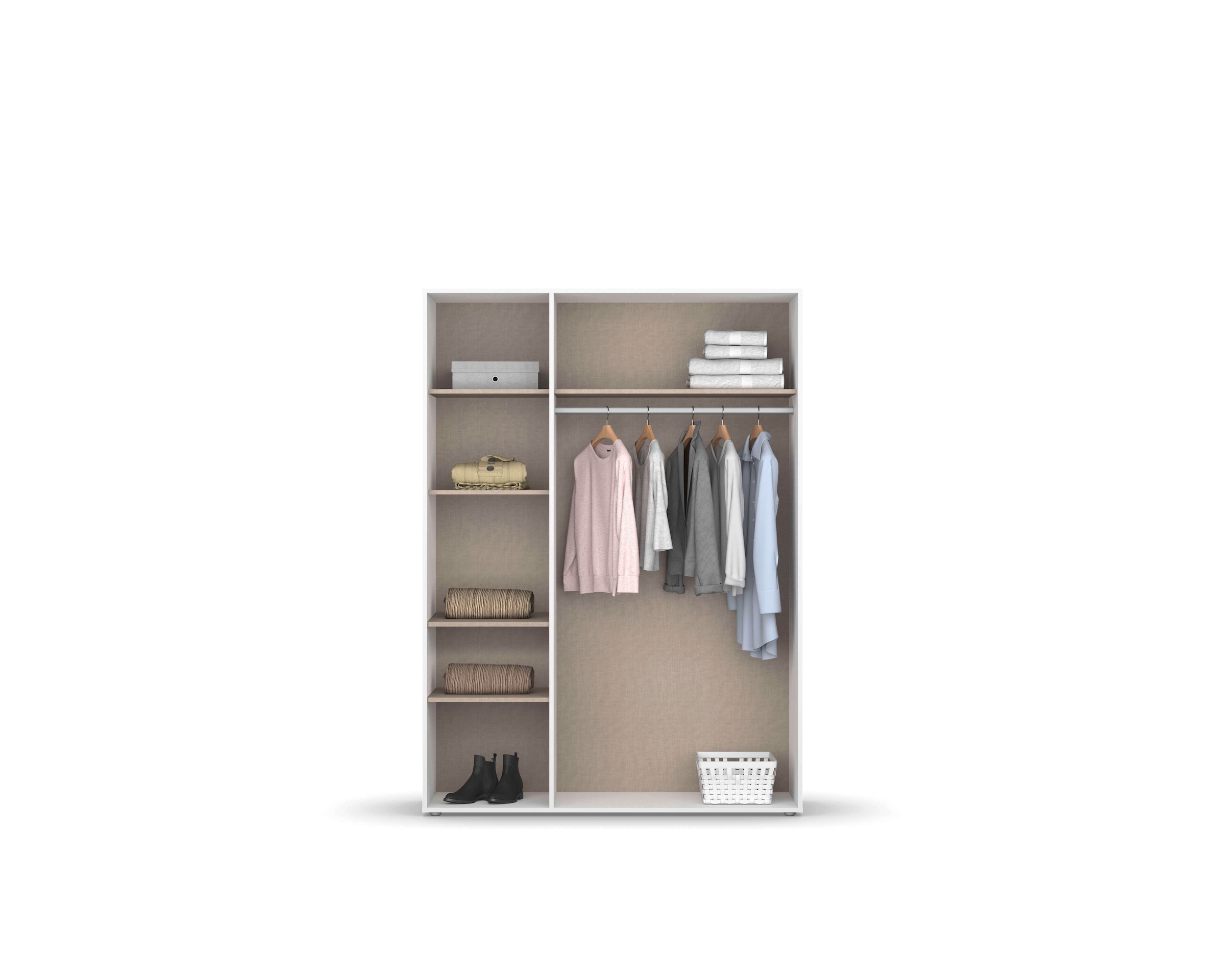 INOSIGN BY RAUCH Kleiderschrank »Schrank Garderobe Schlafzimmer Stauraum PAULLY TOPSELLER Wäscheschrank«, (mit 3 unterschiedlichen Griff-Varianten) 3 Griffvarianten MADE IN GERMANY