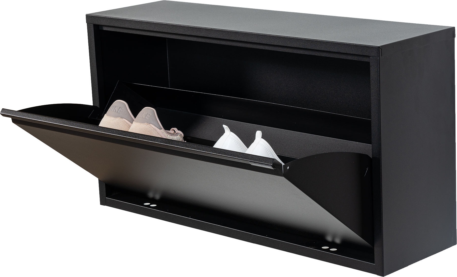 Spinder Design Schuhschrank »BILLY 1«, Stahlschuhschrank mit Doppelfach