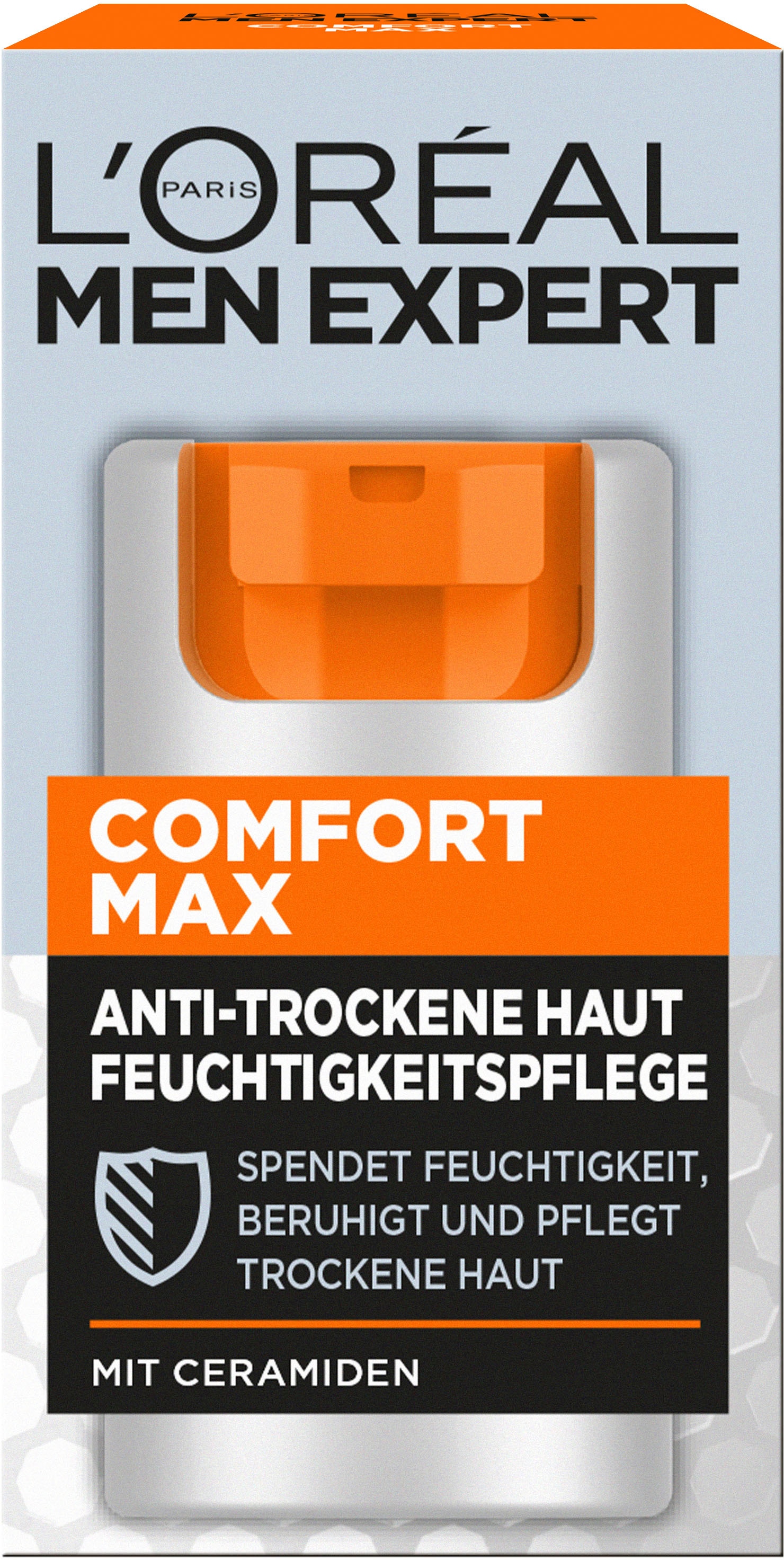 L'ORÉAL PARIS MEN EXPERT Gesichtsgel »Comfort Max Feuchtigkeitspflege«, mit hoher Wirksamkeit