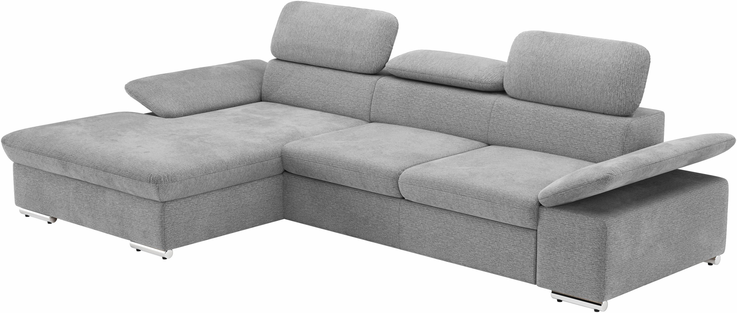 sit&more Ecksofa »Valantine L-Form«, inkl. Kopf- und Armteilverstellung, wahlweise mit Bettfunktion