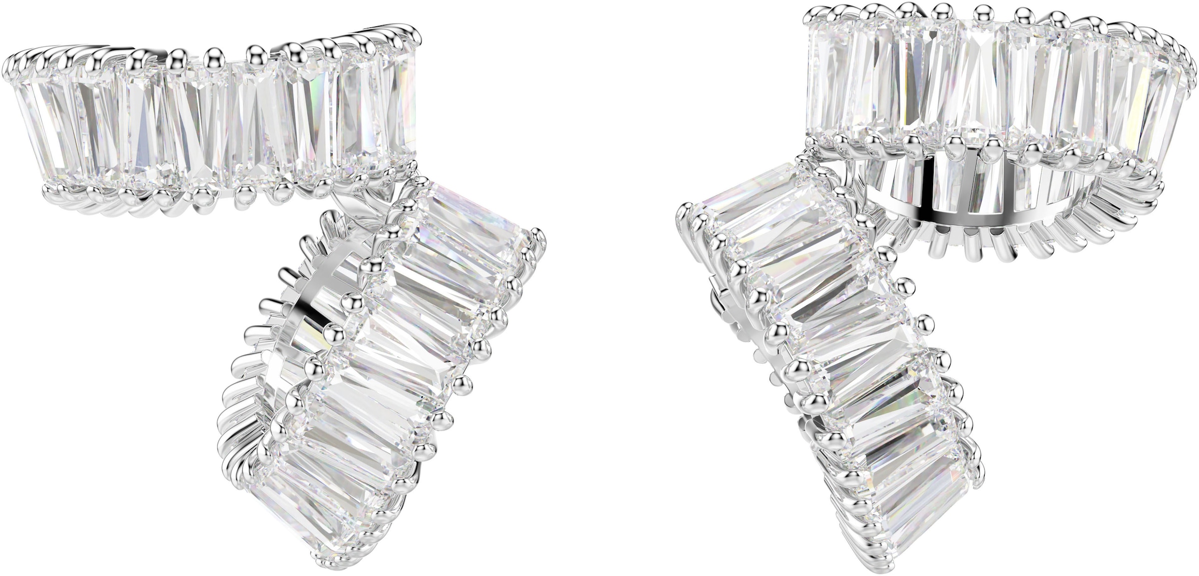 Swarovski Paar Ohrklemmen »Schmuck Geschenk Ariana Grande Ohrspangen, 5720872«, mit Swarovski® Kristall