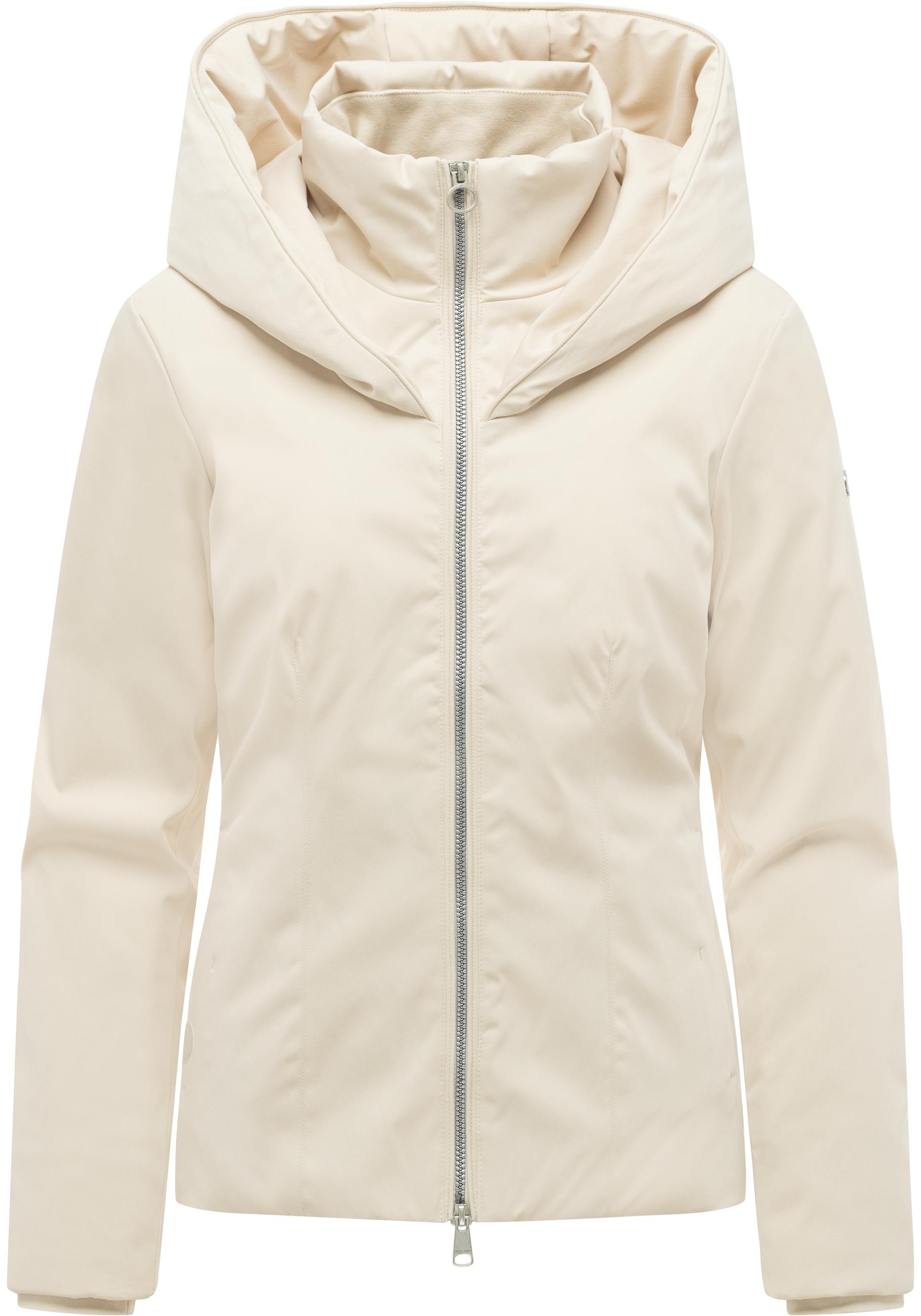 Ragwear Funktionsjacke "Annona Y" mit Kapuze Warme Damen Winterjacke mit weit nach vorn gezogener Kapuze