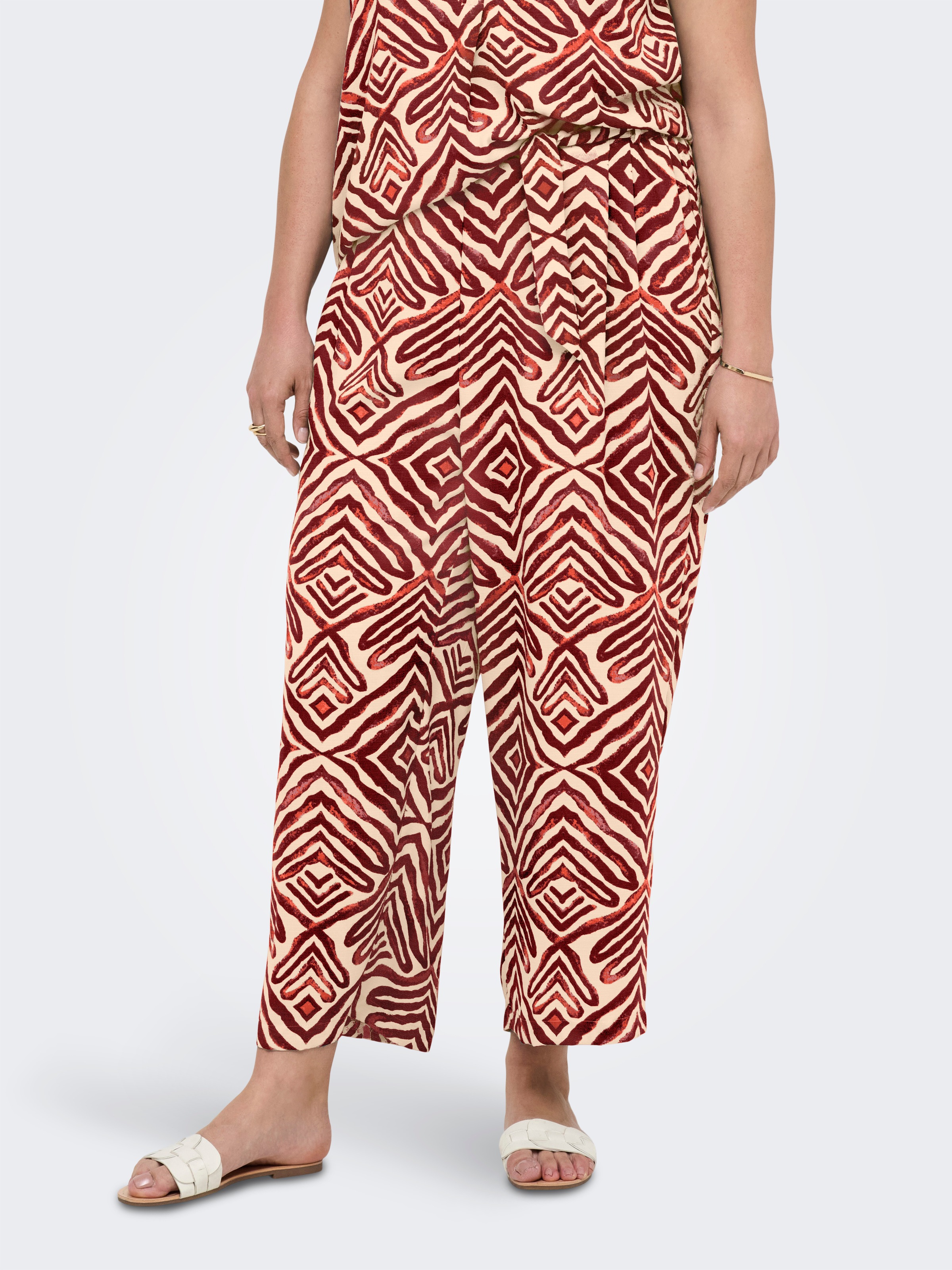 ONLY CARMAKOMA Culotte "CARSHILLA CULOTTE PANT AOP BS" günstig online kaufen