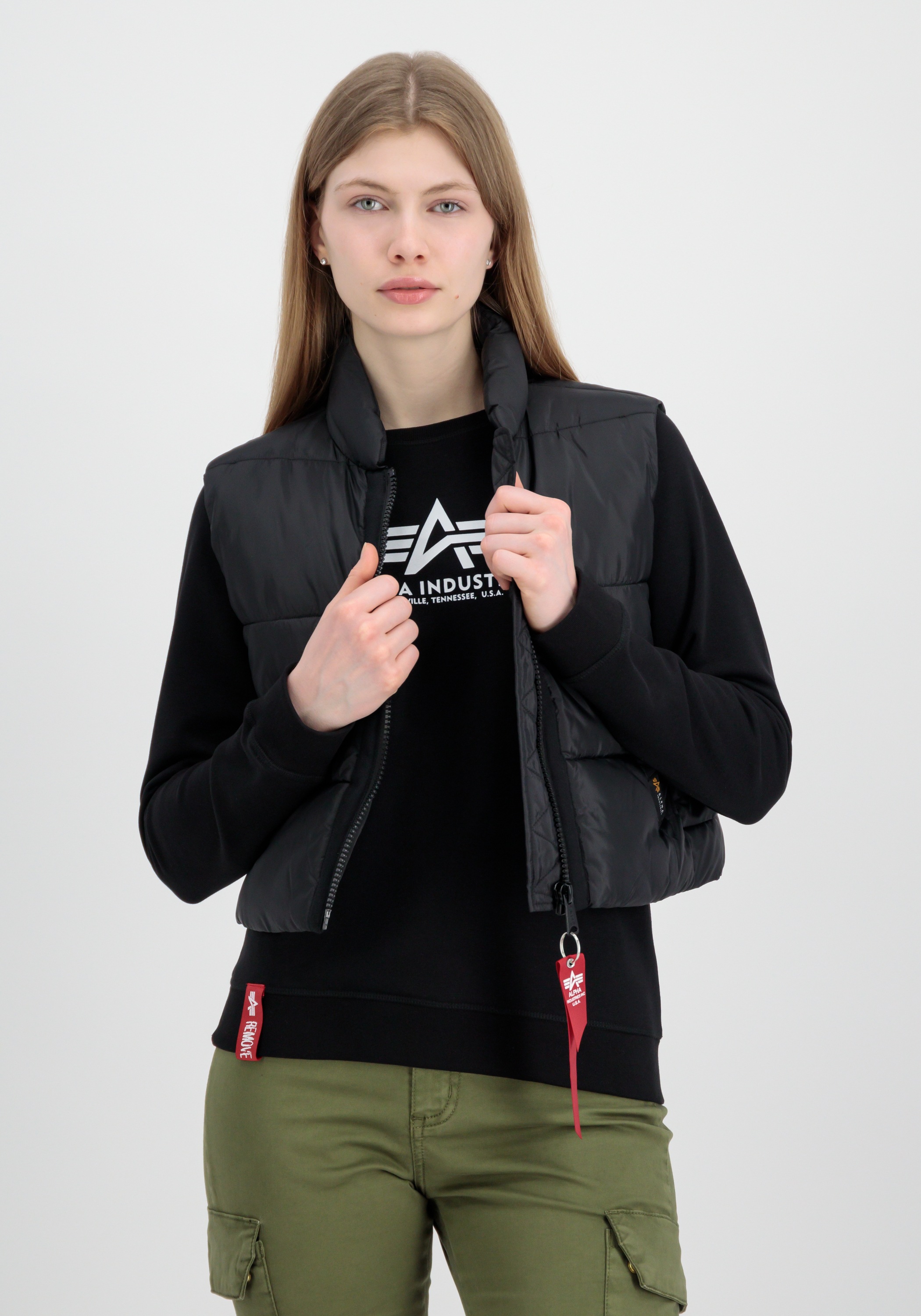 Alpha Industries Blouson "Alpha Industries Women - Vests Puffer Vest Croppe günstig online kaufen