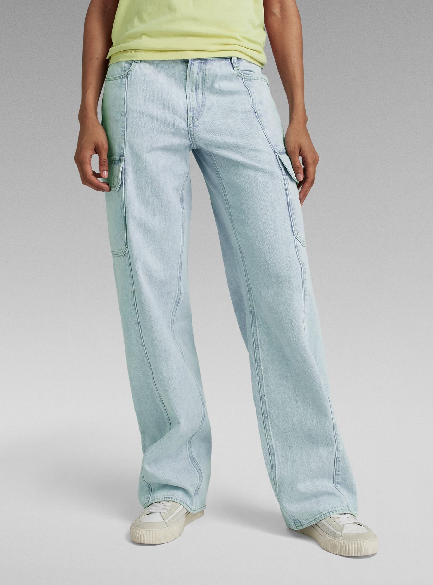 G-STAR 5-Pocket-Jeans "Judee Cargo Low Waist Loose Jeans" günstig online kaufen