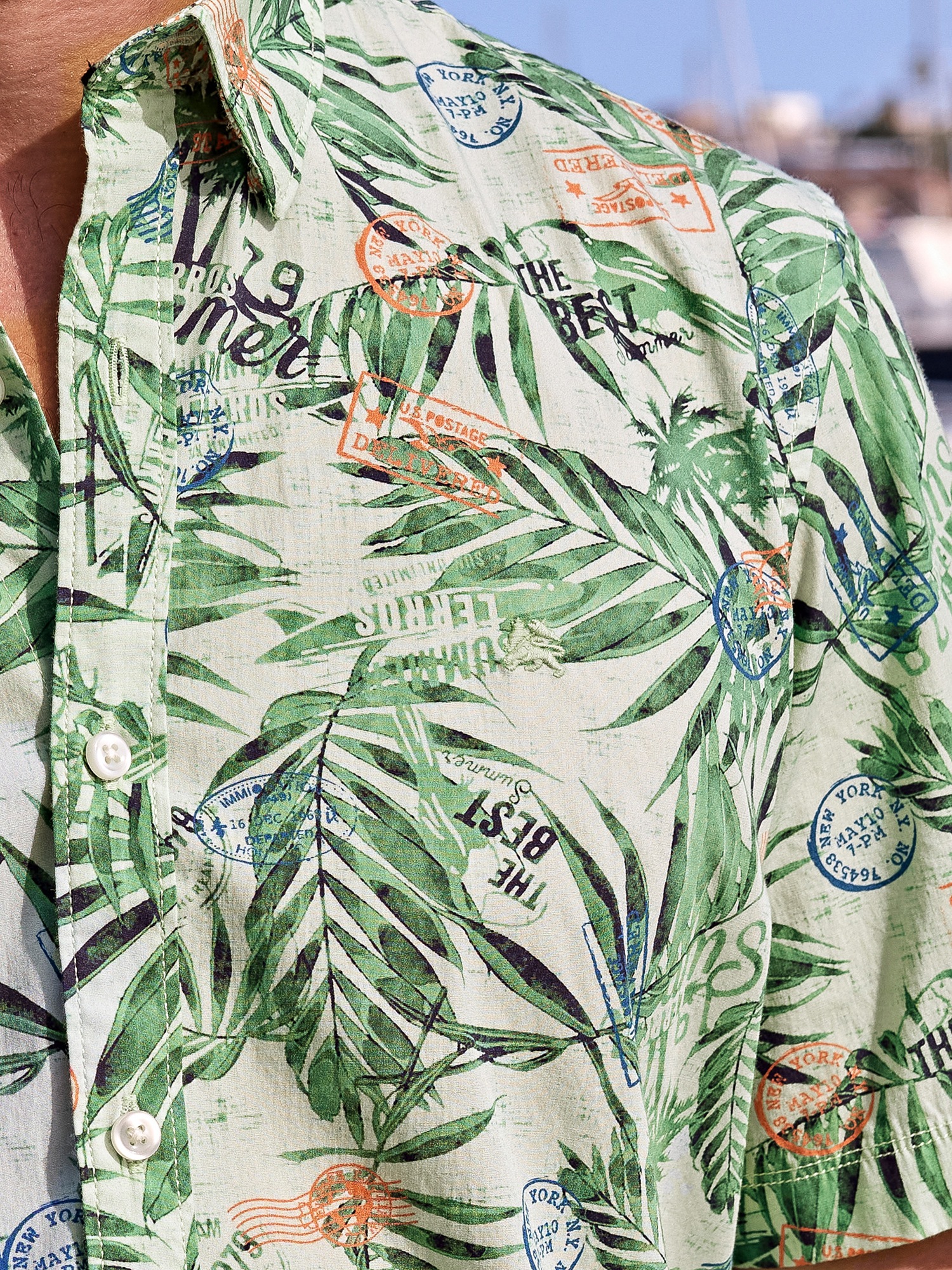 LERROS Kurzarmhemd "Floral gemustertes Halbarmhemd für Herren" günstig online kaufen