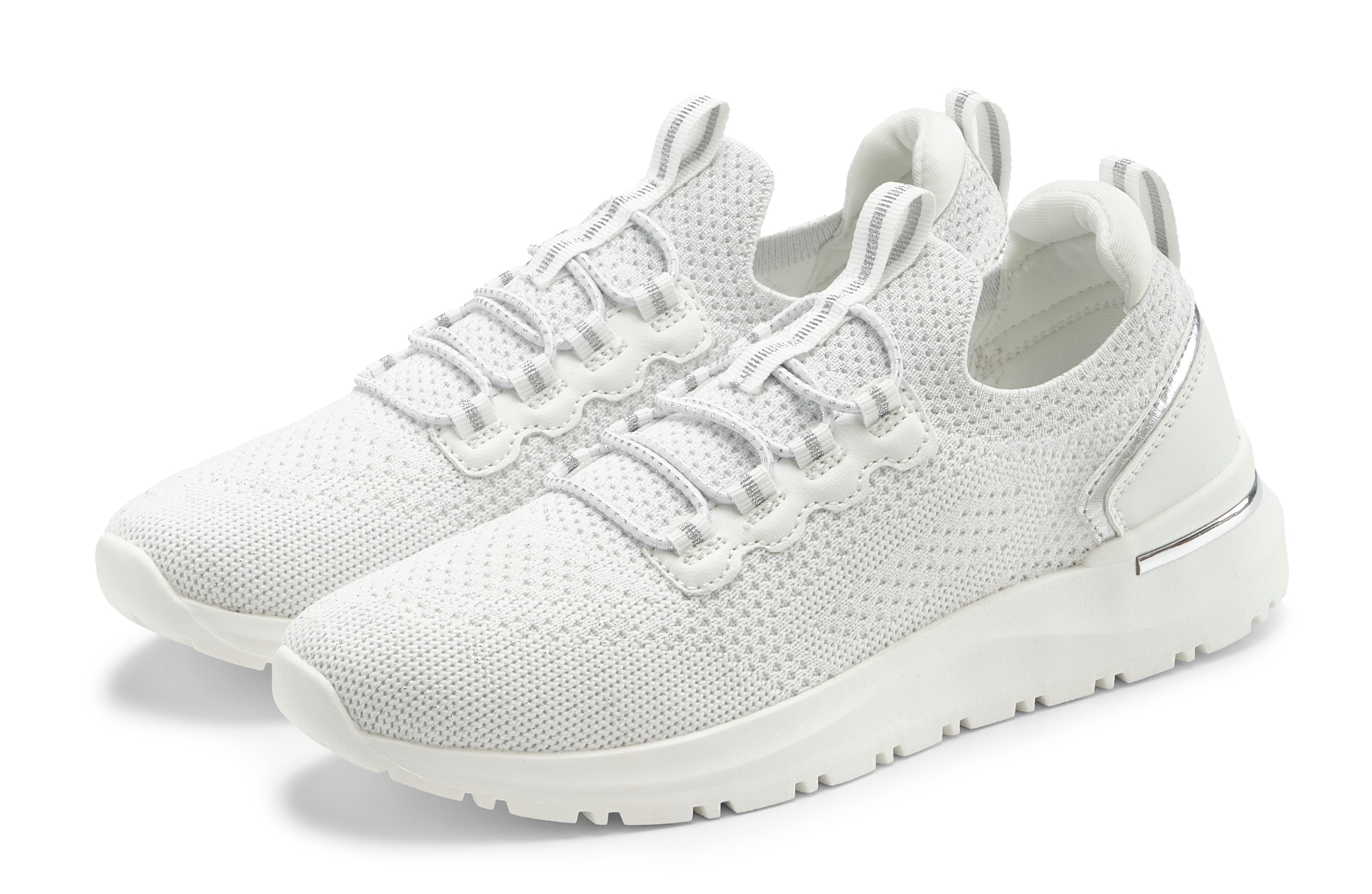 Vivance Sneaker "Freizeitschuh, Halbschuh, Turnschuh," mit elastischen Schn günstig online kaufen