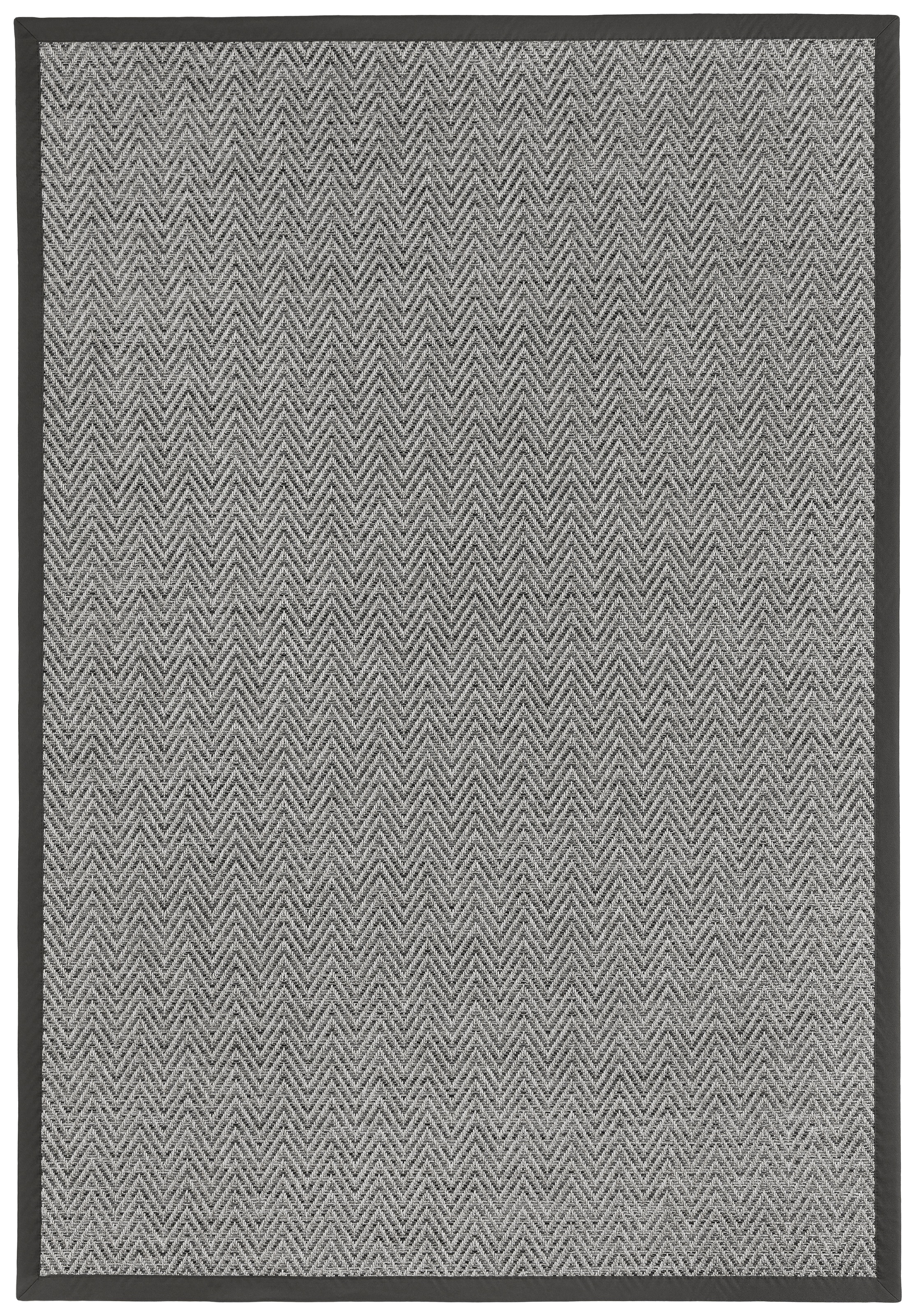 Thumbnail - Dekowe Teppich "BasicS2 Fischgrat" rechteckig 10 mm Höhe Fischgrät Design, mit Bordüre, In- und Outdoor geeignet