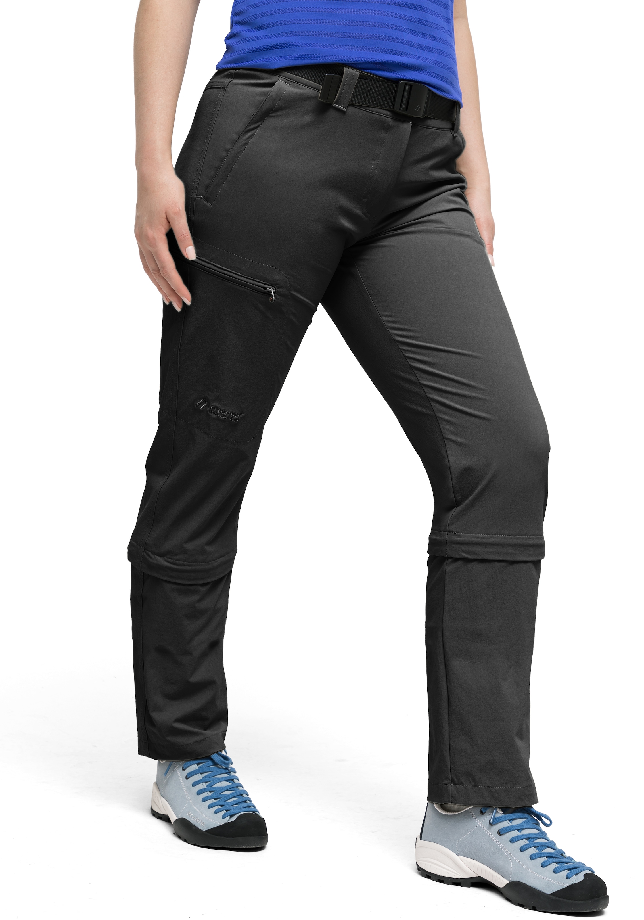 Maier Sports "Da-Zip Off Hose el. Arolla" mit Zipp-off-Funktion, atmungsaktiv, hochelastisch, schnelltrocknend