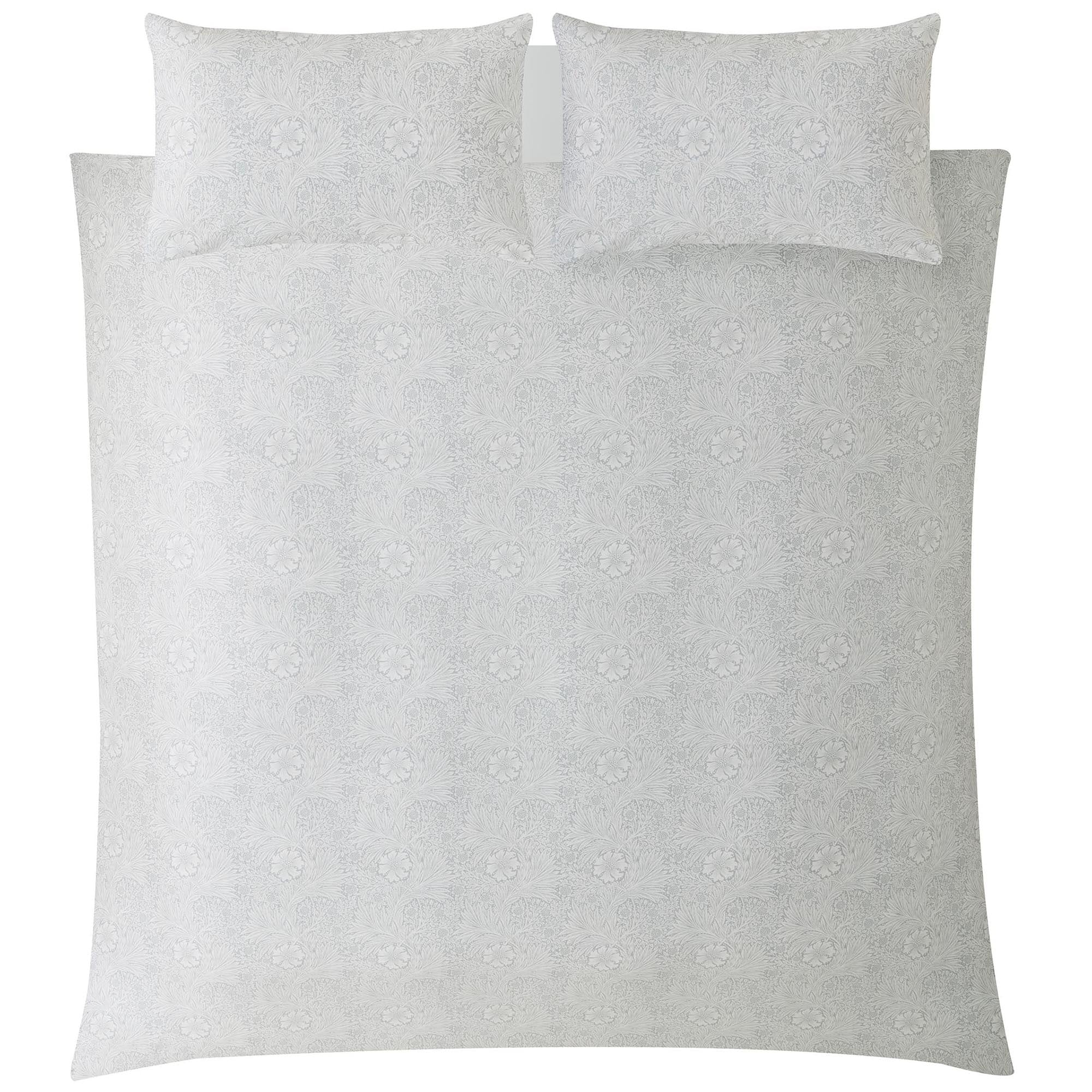 WILLIAM MORRIS AT HOME Wendebettwäsche »Strawberry Thief, aus Baumwoll Satin,« 3 tlg. tlg. mit floralem Muster, 200x200cm