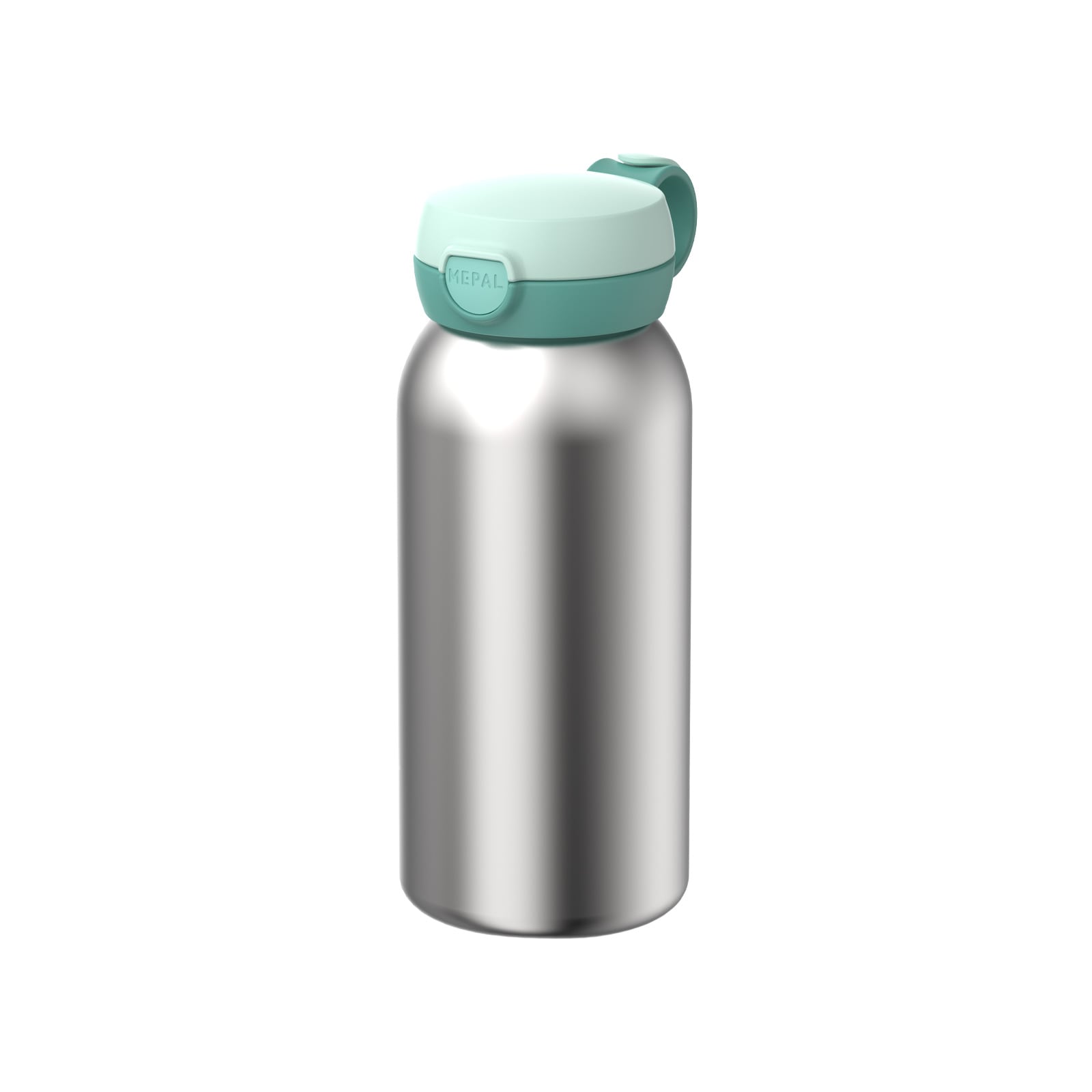 Mepal Trinkflasche "Edelstahl-Trinkflasche mit Klappdeckel Campus 600 ml" Spülmaschinengeeignet