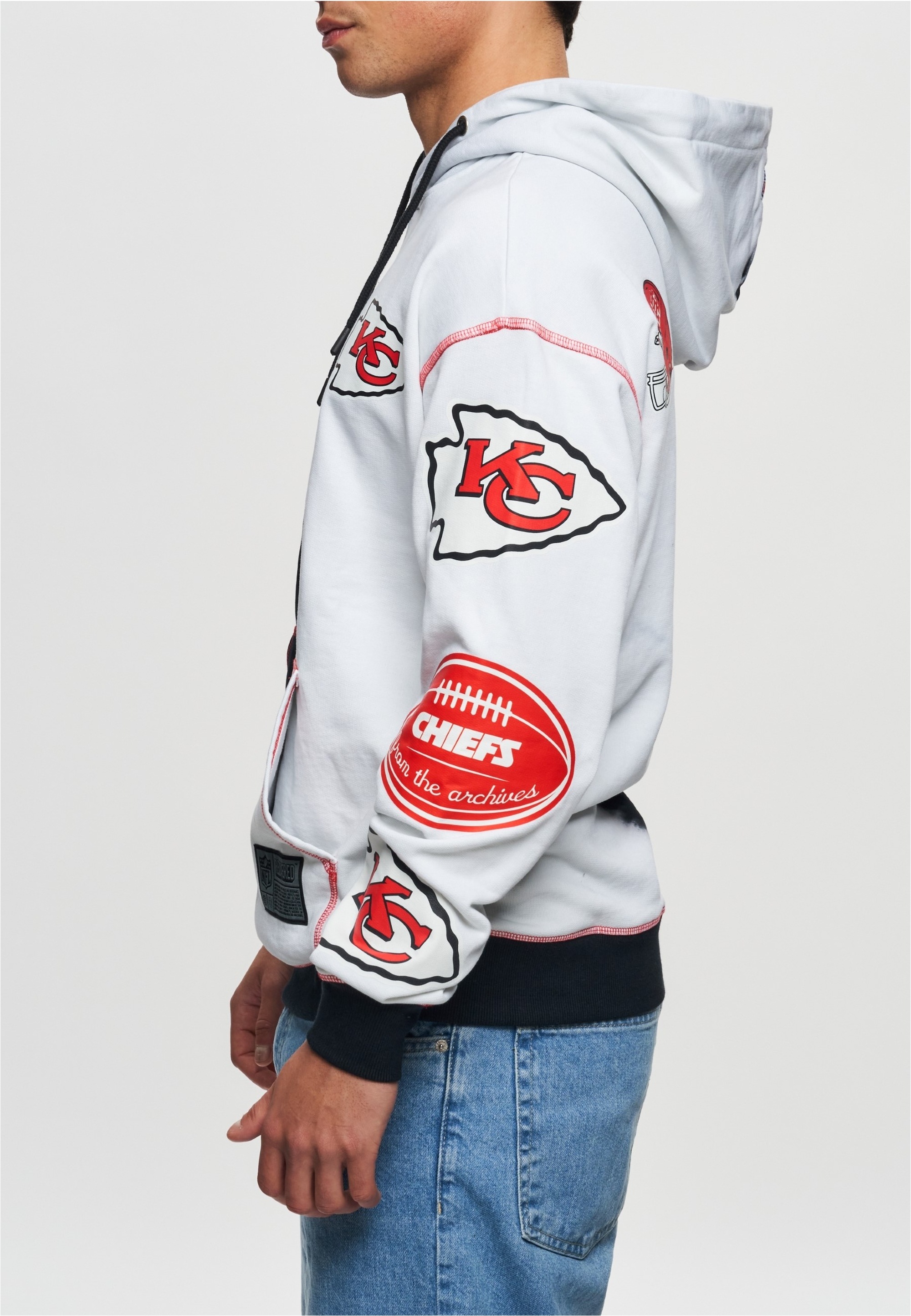 Recovered Kapuzensweatshirt »NFL Chiefs Ink Dye Effect On«, im zeitlosen Design