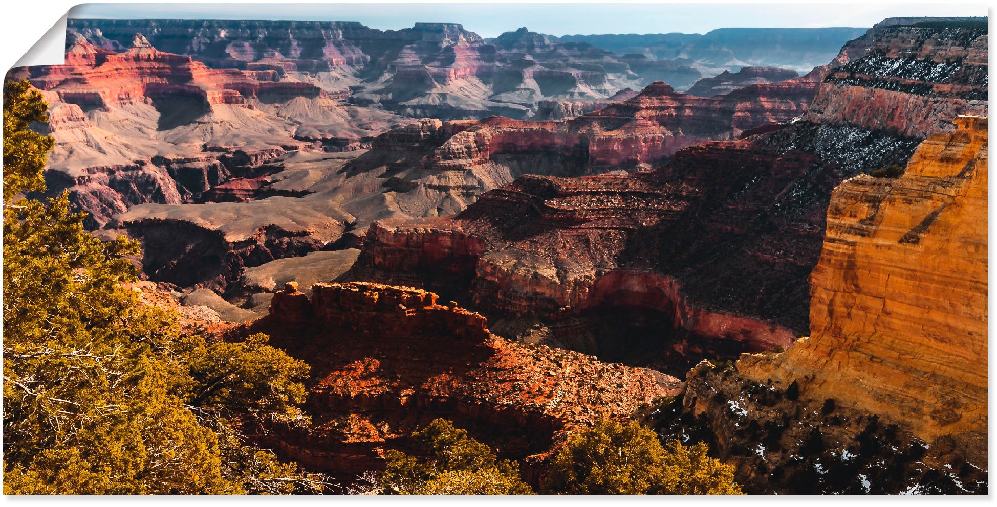 Artland Poster "Grand Canyon", Felsen, (1 St.), als Alubild, Leinwandbild, günstig online kaufen