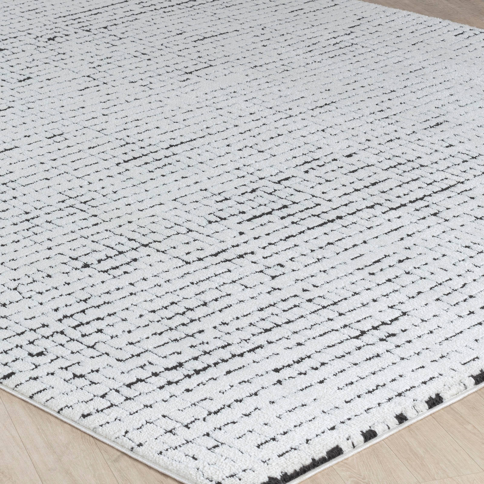 Livabliss Teppich »CAGLIARI«, rechteckig, 14 mm Höhe, Skandi Design, Modern Boho Kurzflor Wohnzimmerteppich, Schlafzimmer