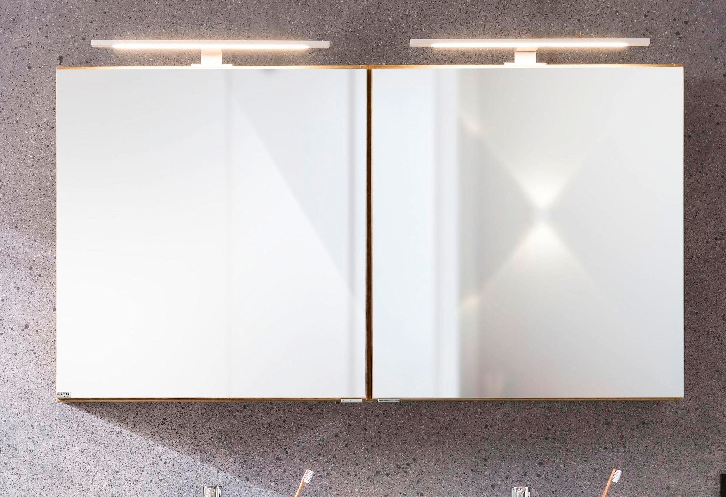 »Davos«, | LED Beleuchtung bestellen BAUR mit Spiegelschrank MÖBEL HELD