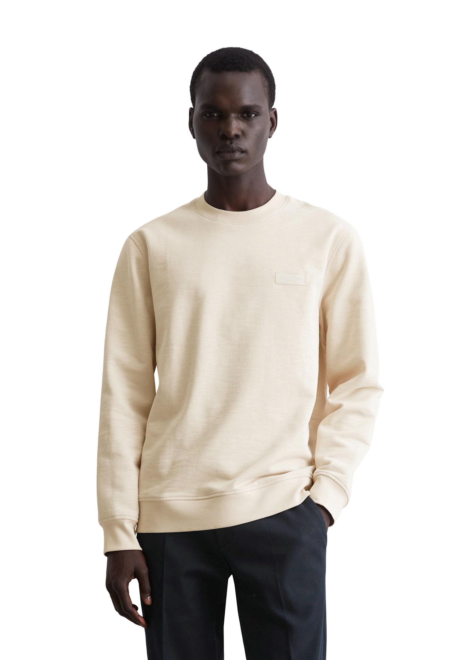 Marc O'Polo Sweatshirt mit leicht unregelmäßiger günstig online kaufen