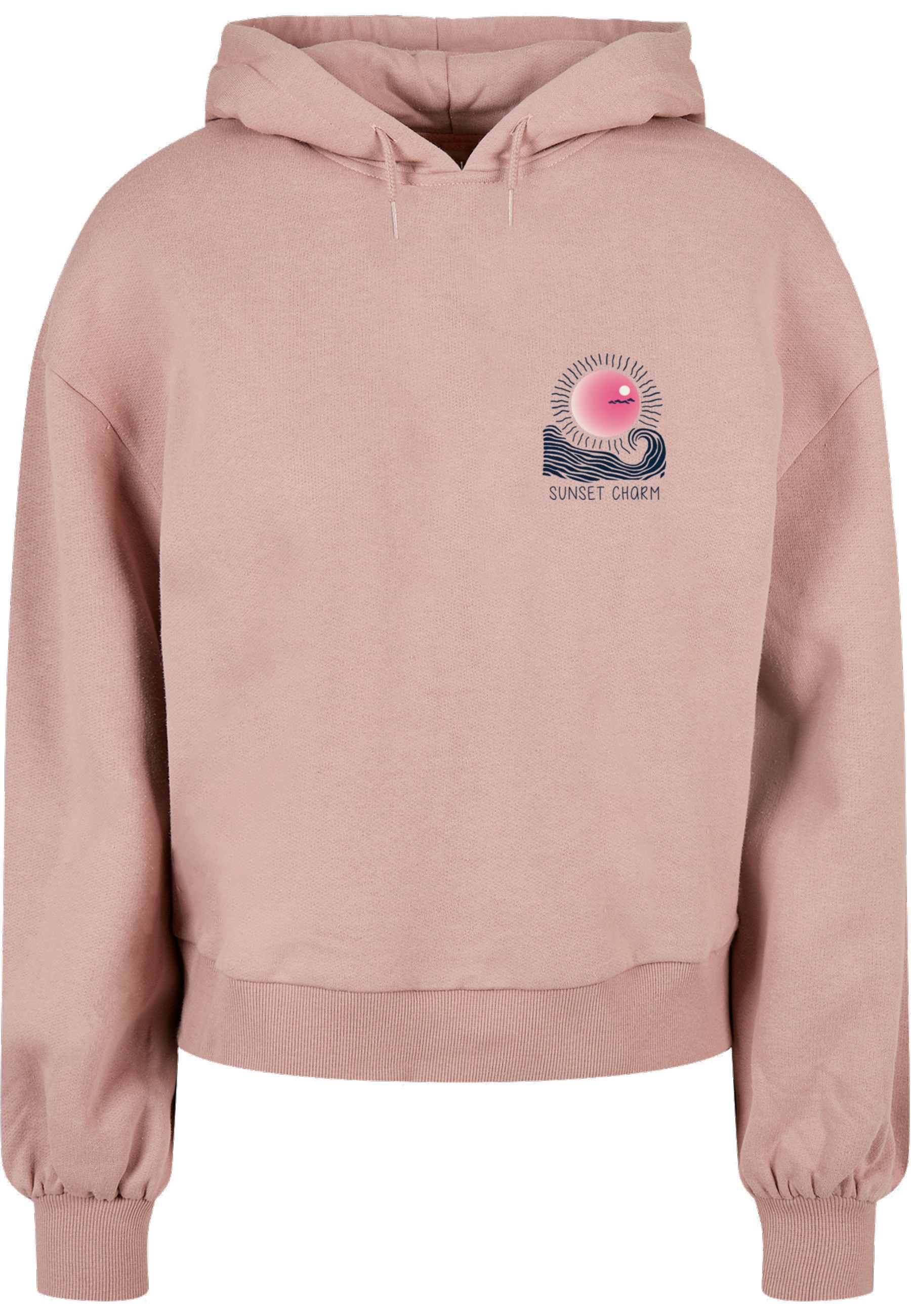 Merchcode Kapuzensweatshirt "Merchcode Ladies Sunset Charm Oversized Hoody" günstig online kaufen