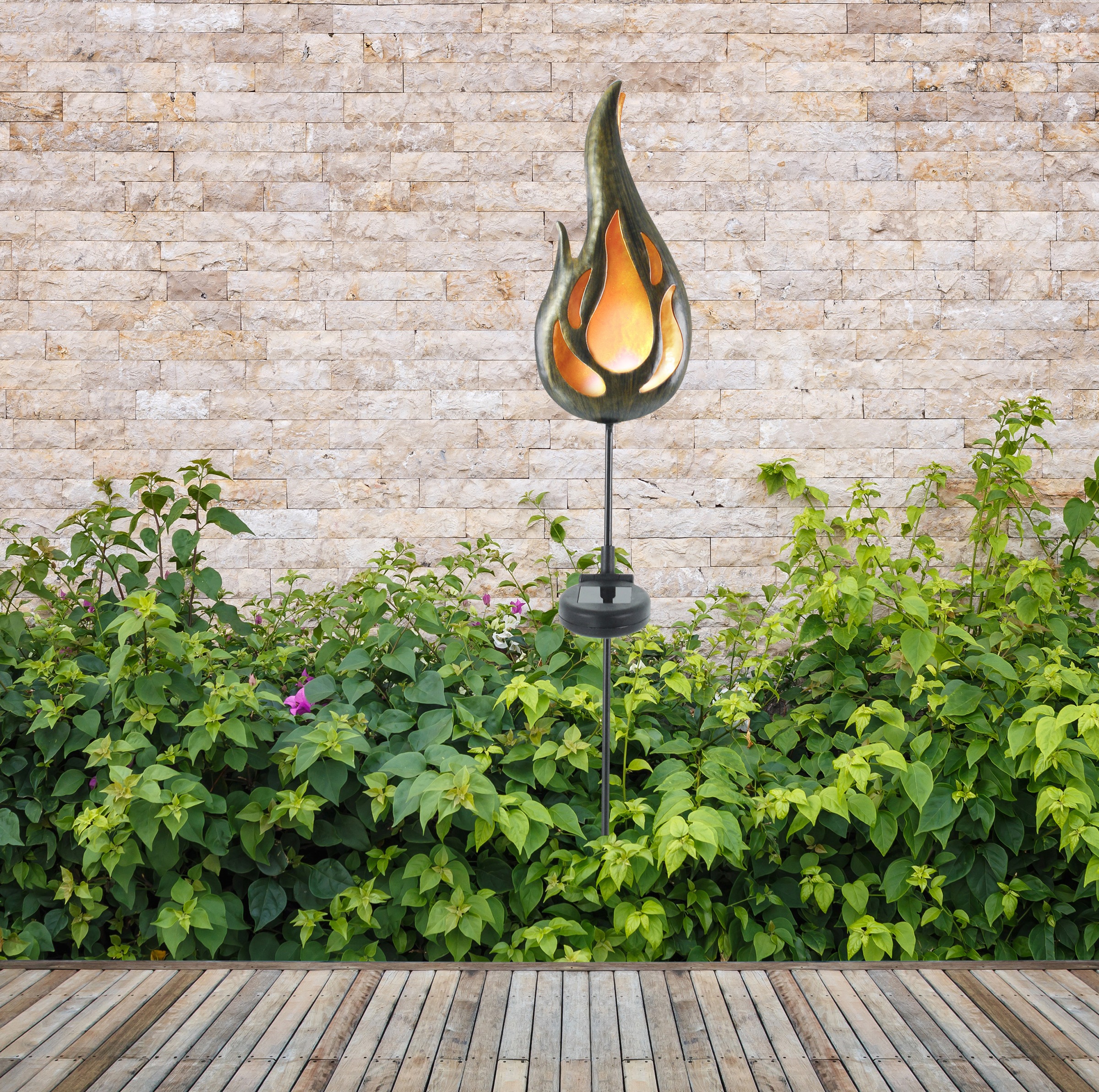 näve LED Solarleuchte "Ground Spike" 1 Stk. Warmweiß LED Solar Dekoleuchte, günstig online kaufen