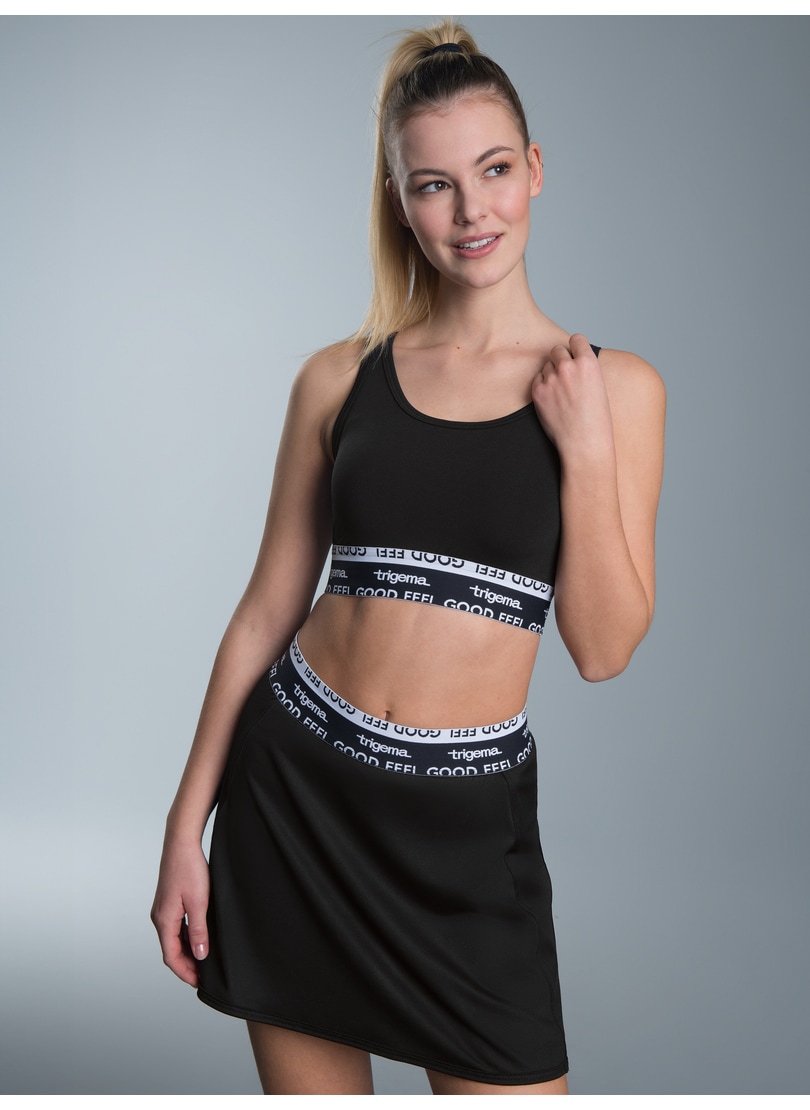 Trigema Sweater »TRIGEMA Sport-Set aus Sport-Bustier und Skort«