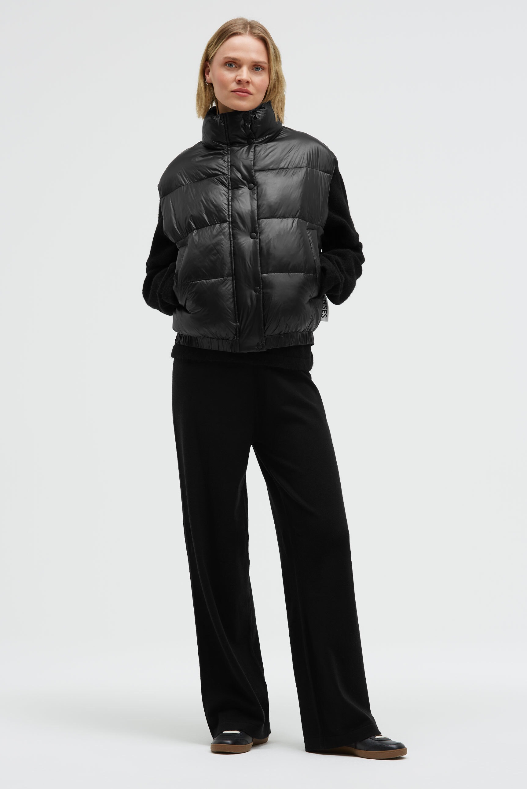 SENSES.THE LABEL Steppweste mit elastischem Saumabschluss