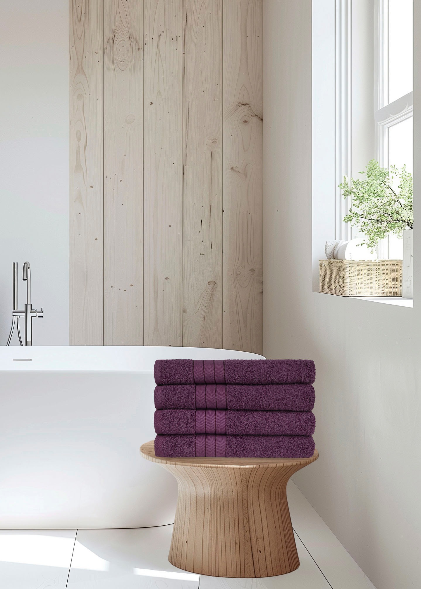 good morning Handtücher "Uni Good Morning" Baumwolle, Walkfrottee, Bordüre, günstig online kaufen