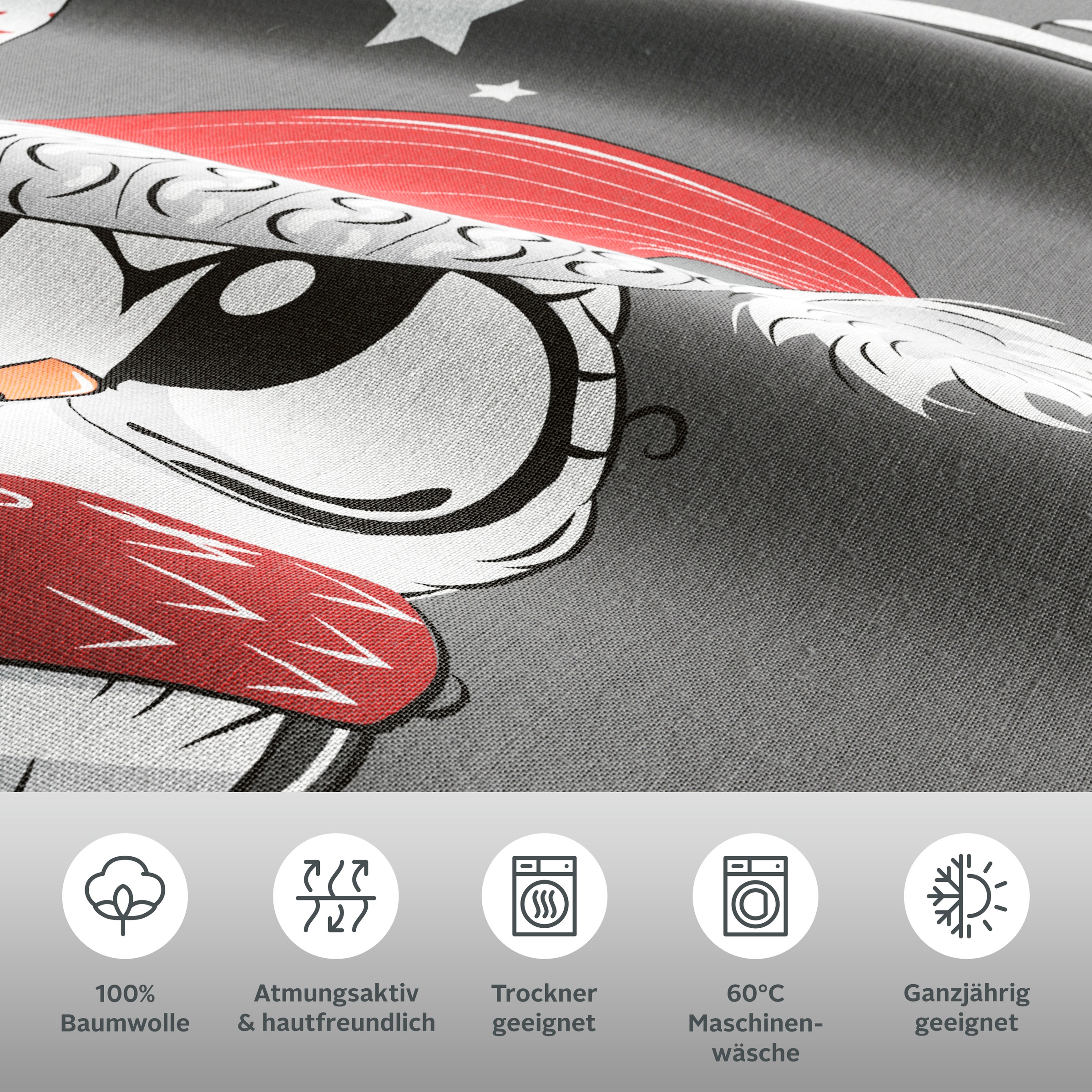 Thumbnail - my home Bettwäsche "Janina in Gr. 135x200 oder 155x220 cm" 2 Stk. tlg. 100% Baumwolle, viele Winterdesigns: Patchwork, S...