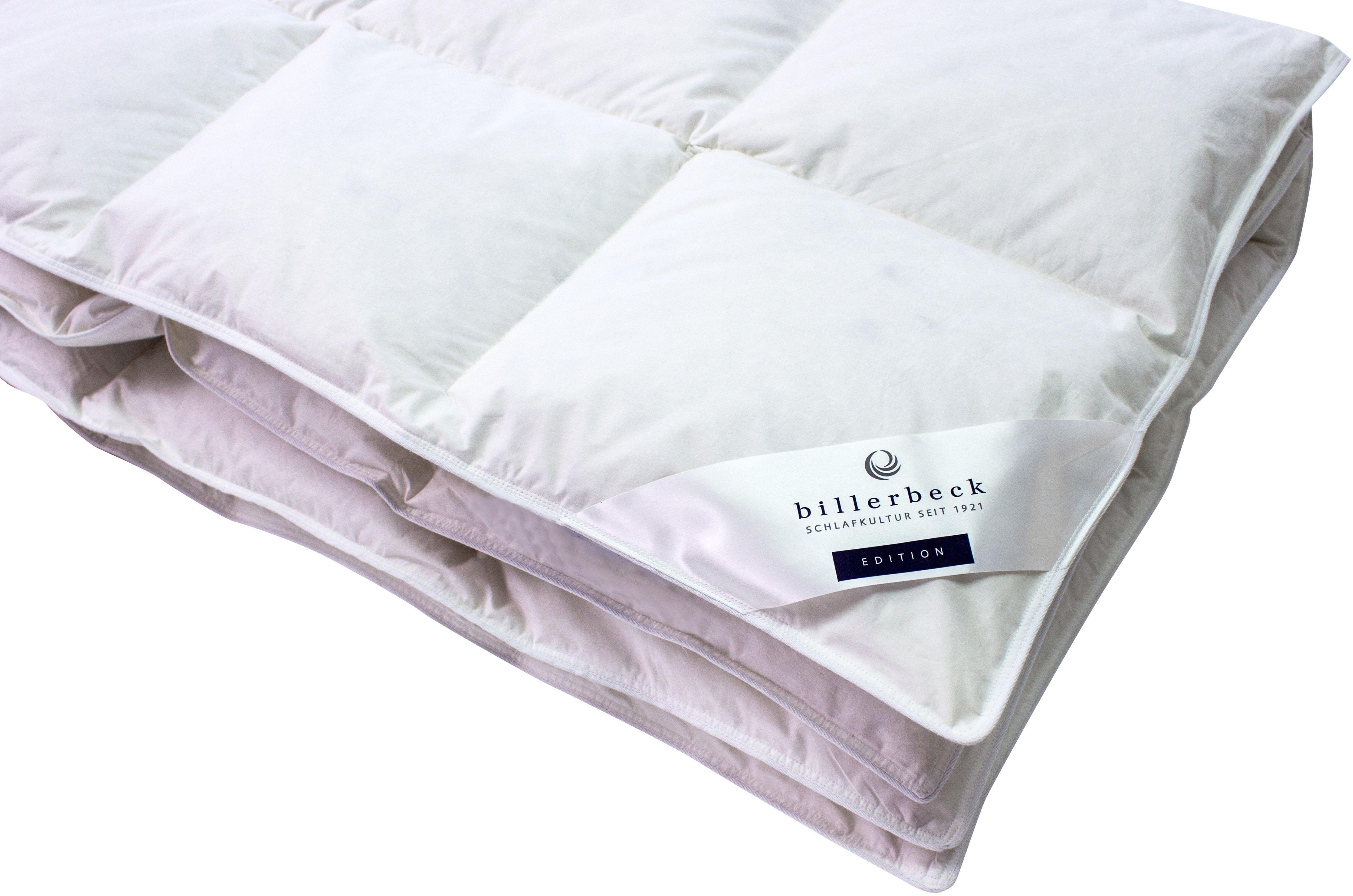 Thumbnail - billerbeck Gänsedaunenbettdecke "Geneva 90, Bettdecke für Sommer und Winter, Decke" warm Füllung 90% Gänsedaunen, 10% Gä...