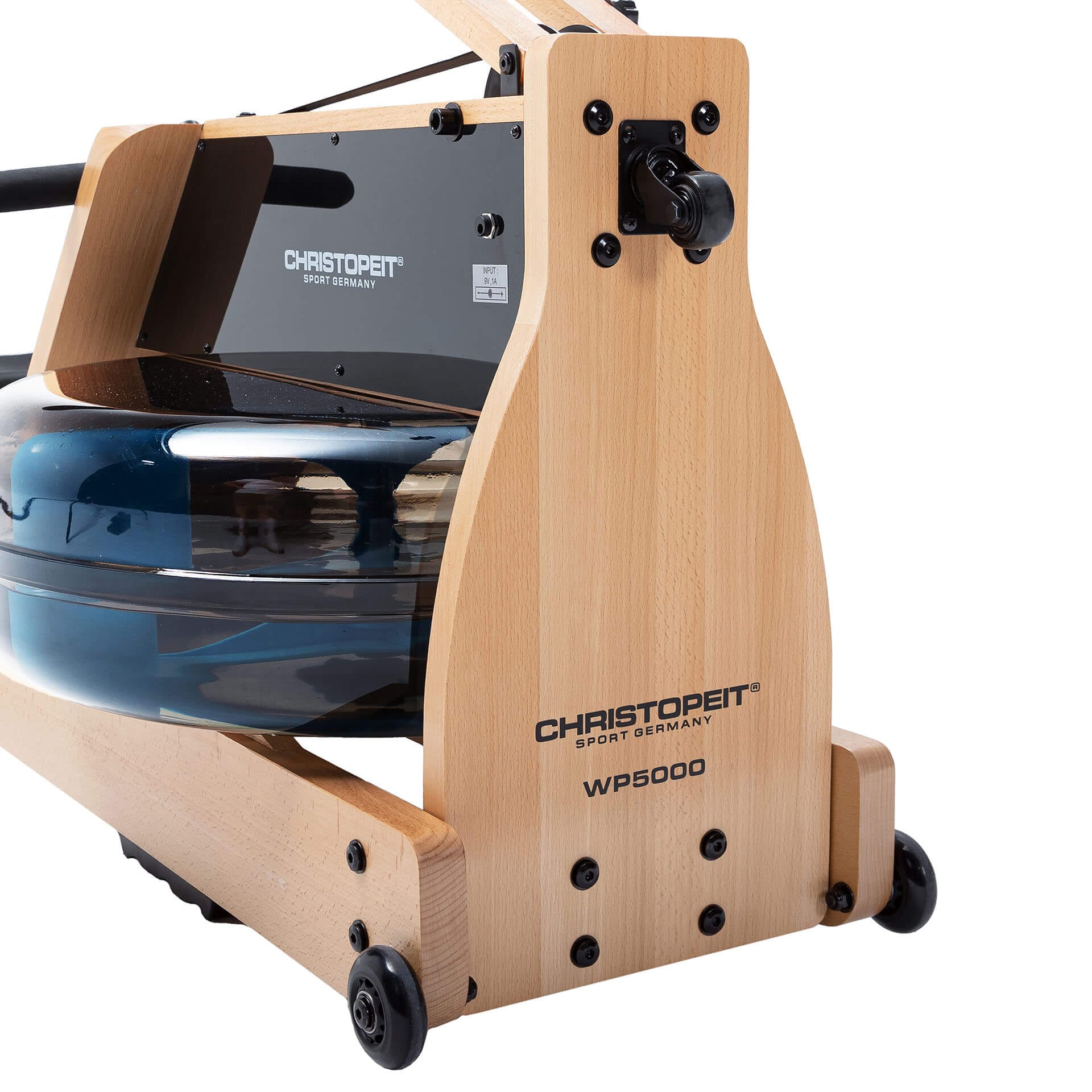 Christopeit Sport® Ruderzugmaschine »WP 5000 Wasserrudergerät« Testsieger Stiftung Warentest Ausgabe 1/2025, Rudermaschine, Holz