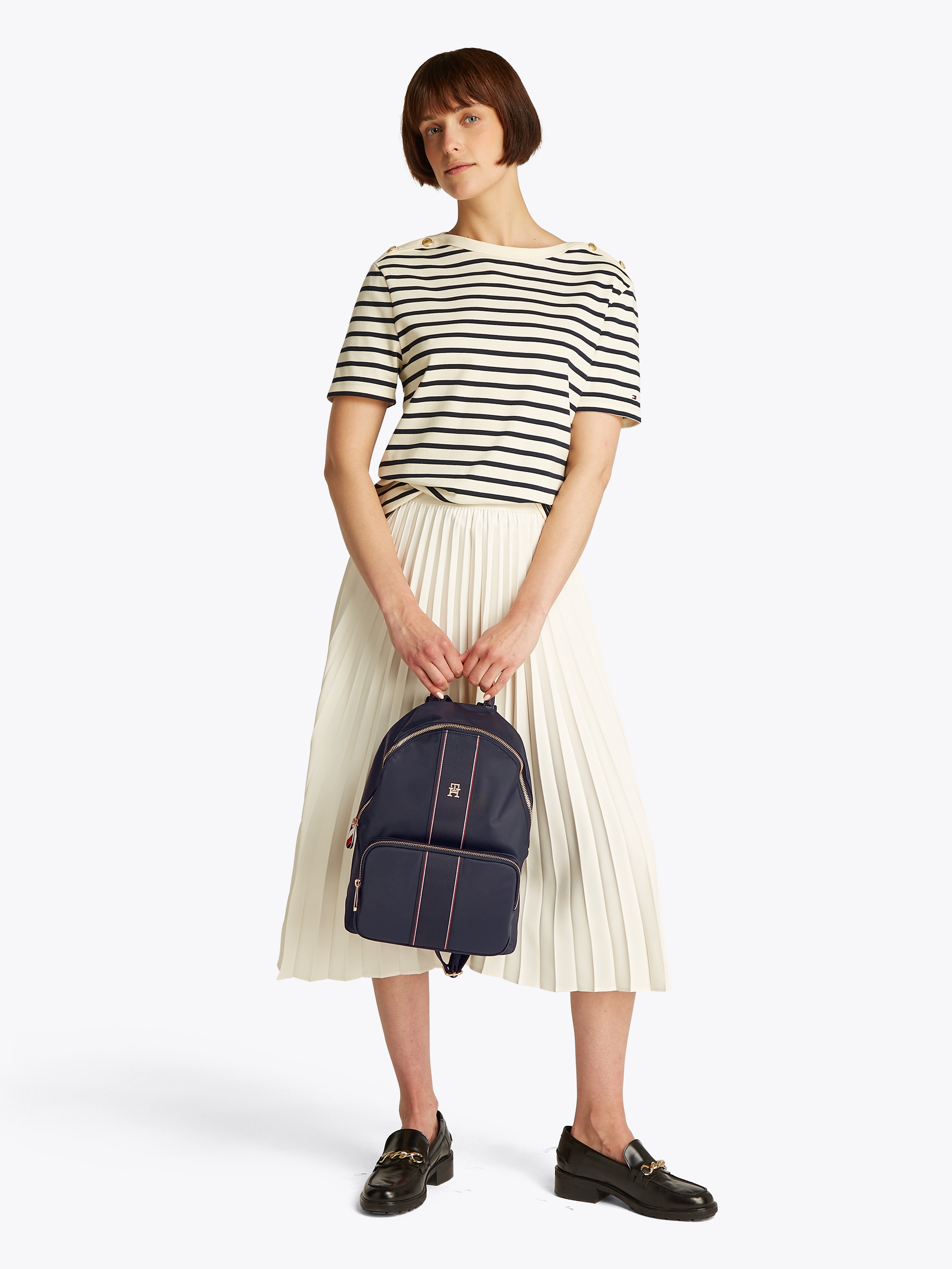 Tommy Hilfiger Freizeitrucksack »POPPY BACKPACK CORP«, Unisex City Rucksack, Arbeitsrucksack mit Henkel