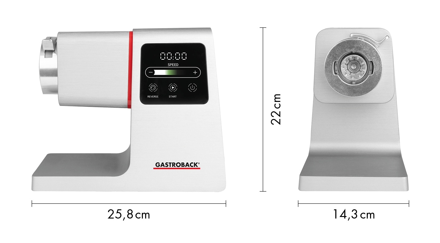 Gastroback Fleischwolf »Design Fleischwolf 6-in-1 Power Pro« inklusive Burger-Presse