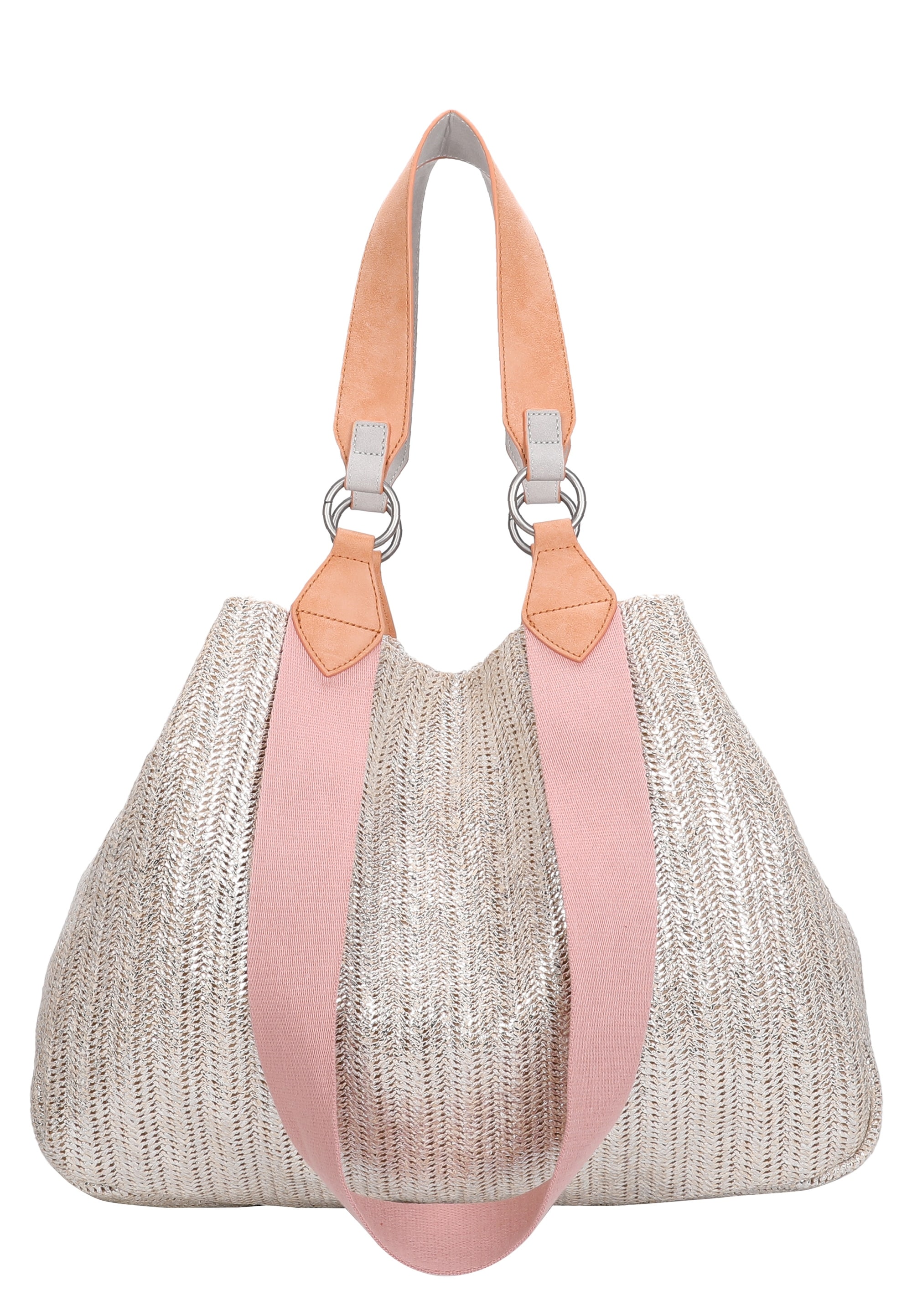 Fritzi aus Preußen Henkeltasche »Izzy Medium Limited Painted Straw«, mit abnehmbarem Brillenetui