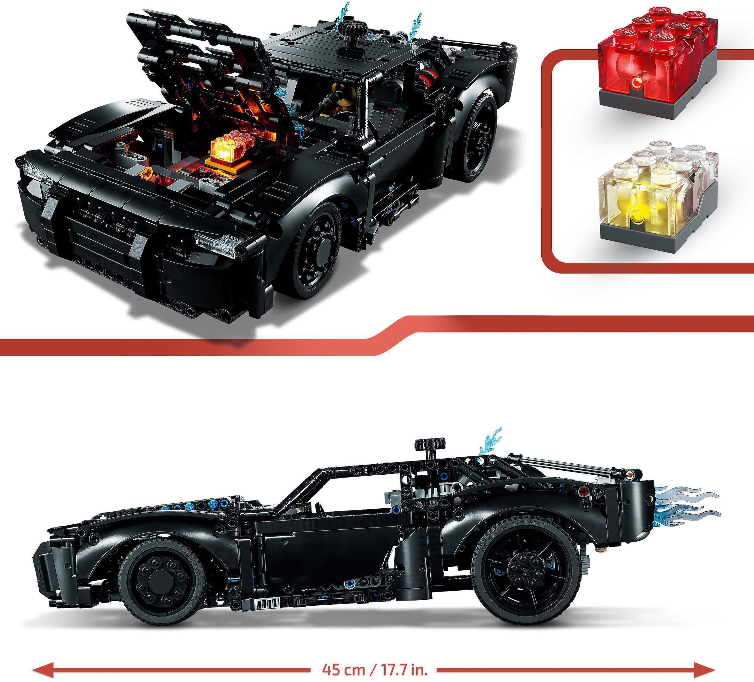 LEGO® Konstruktionsspielsteine »BATMANS BATMOBIL™ (42127), LEGO® Technic«, (1360 St.)