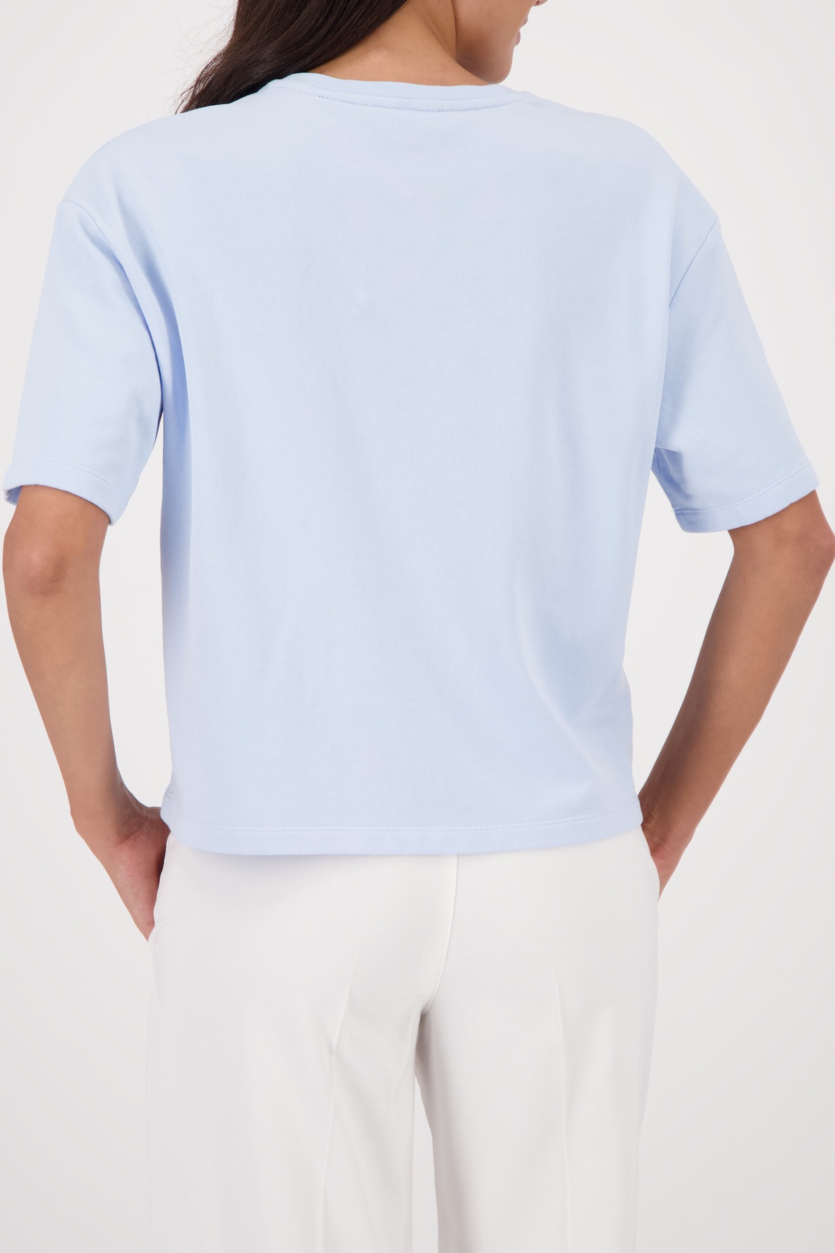 Thumbnail - Monari Sweatshirt "Sweatshirt Schrift", Regular fit mit aufgenähtem Schriftzug