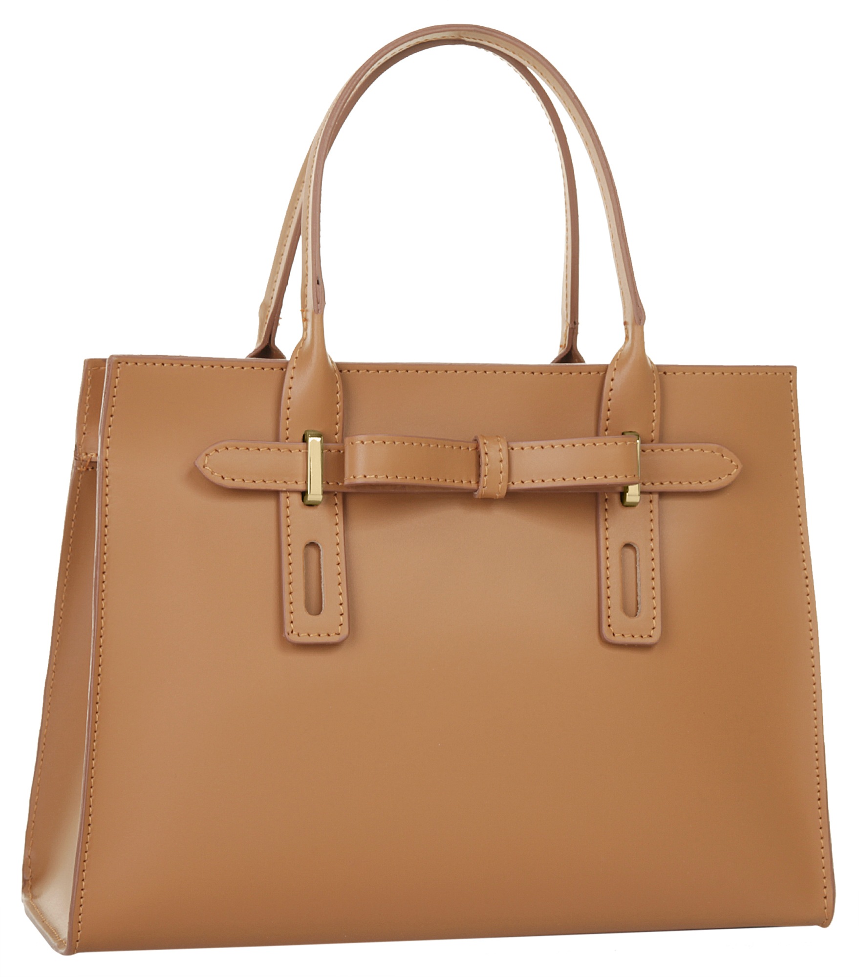 Cluty Henkeltasche »CLUTY Damen FARFOSIA echt Leder, Made in Italy« echt Leder, Made in Italy