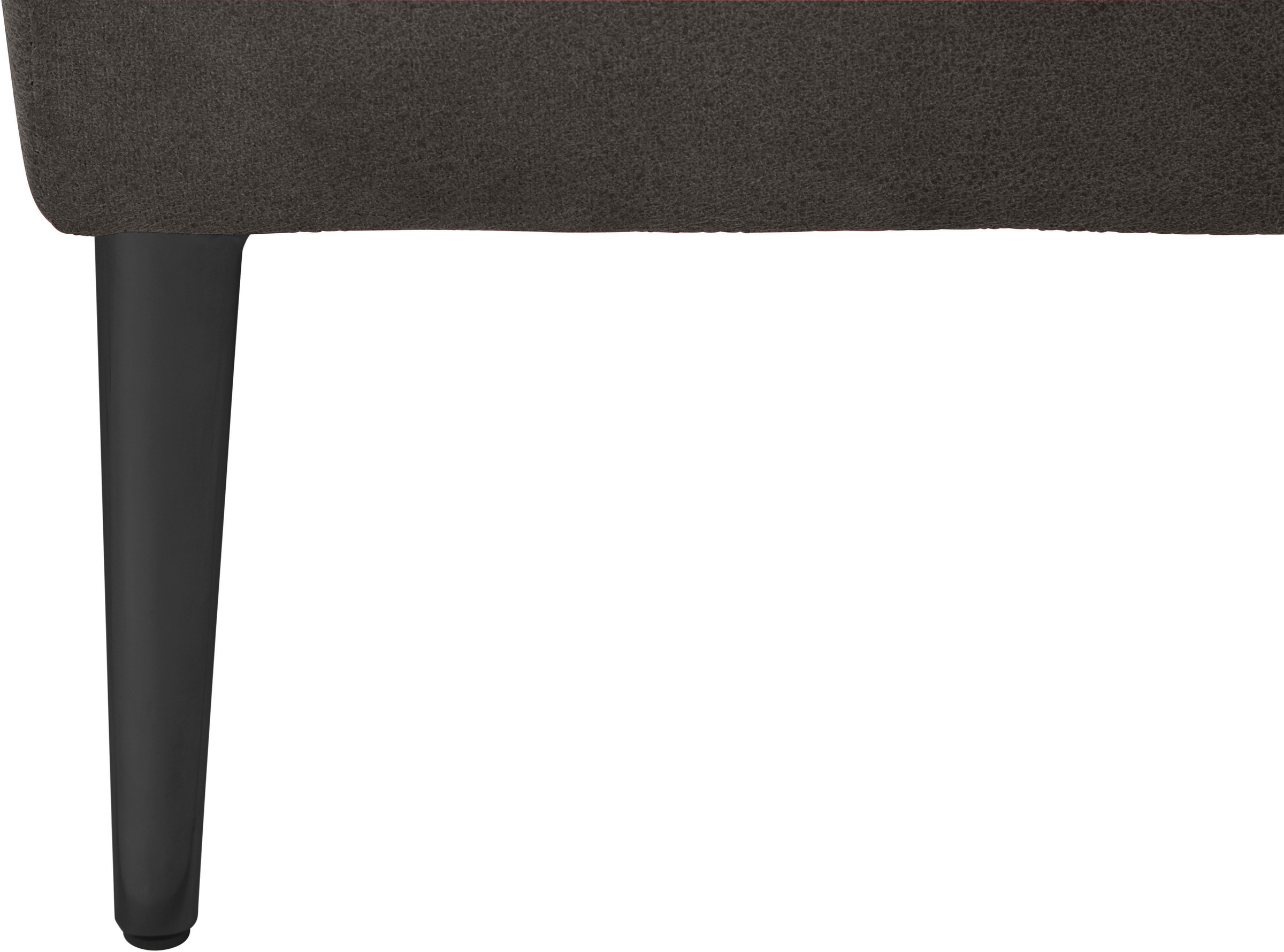 W.SCHILLIG Ecksofa »enjoy&MORE, Designsofa, elegant und bequem, L-Form«, Sitztiefenverstellung, Füße schwarz pulverbeschichtet, Breite 310 cm
