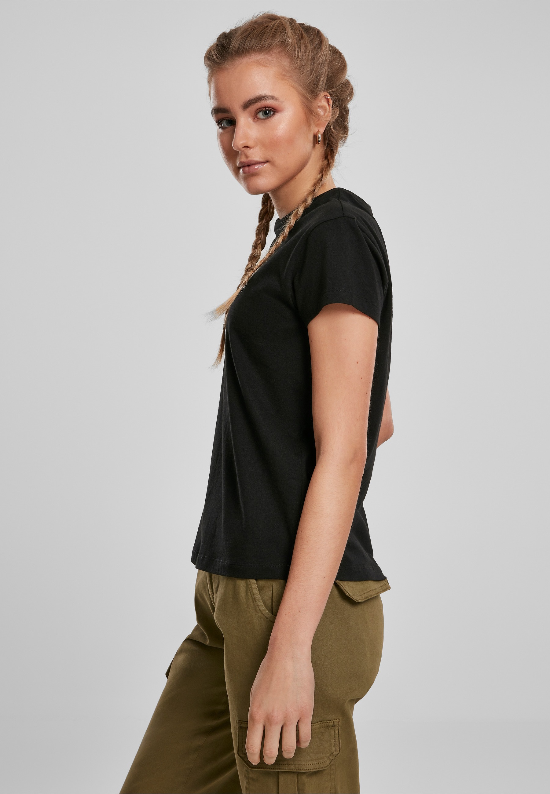 URBAN CLASSICS T-Shirt »Urban Classics Damen Ladies Basic Box Tee« 1 Stk.
