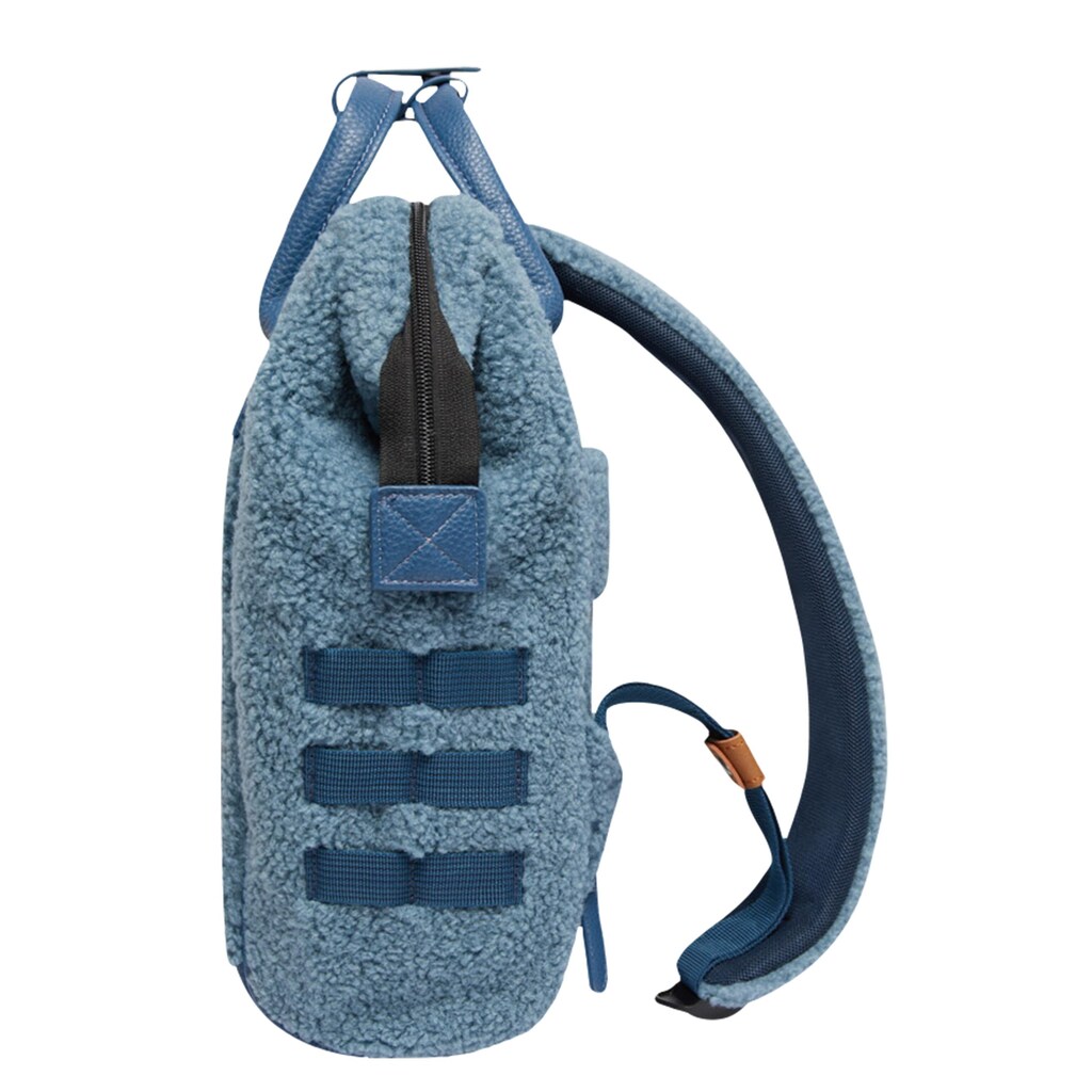 CABAIA Tagesrucksack »Adventurer S Fleece«, Fleece-Rucksack mit austauschbaren Vordertaschen