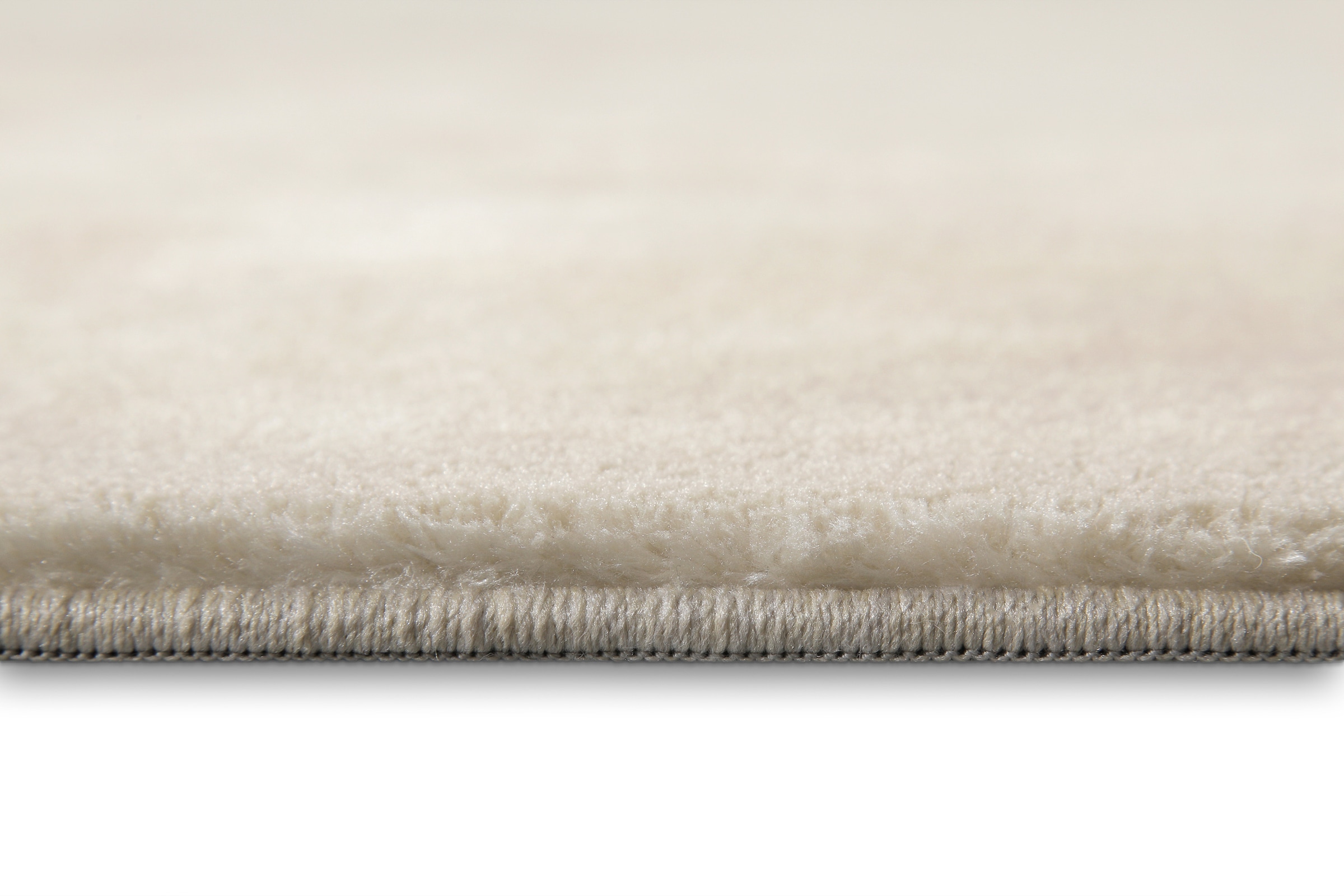 Wecon home Hochflor-Teppich »Eriksson«, rechteckig, 25 mm Höhe, Hochflor, besonders weich, robust, Wohn- & Schlafzimmer, Uni-Farben