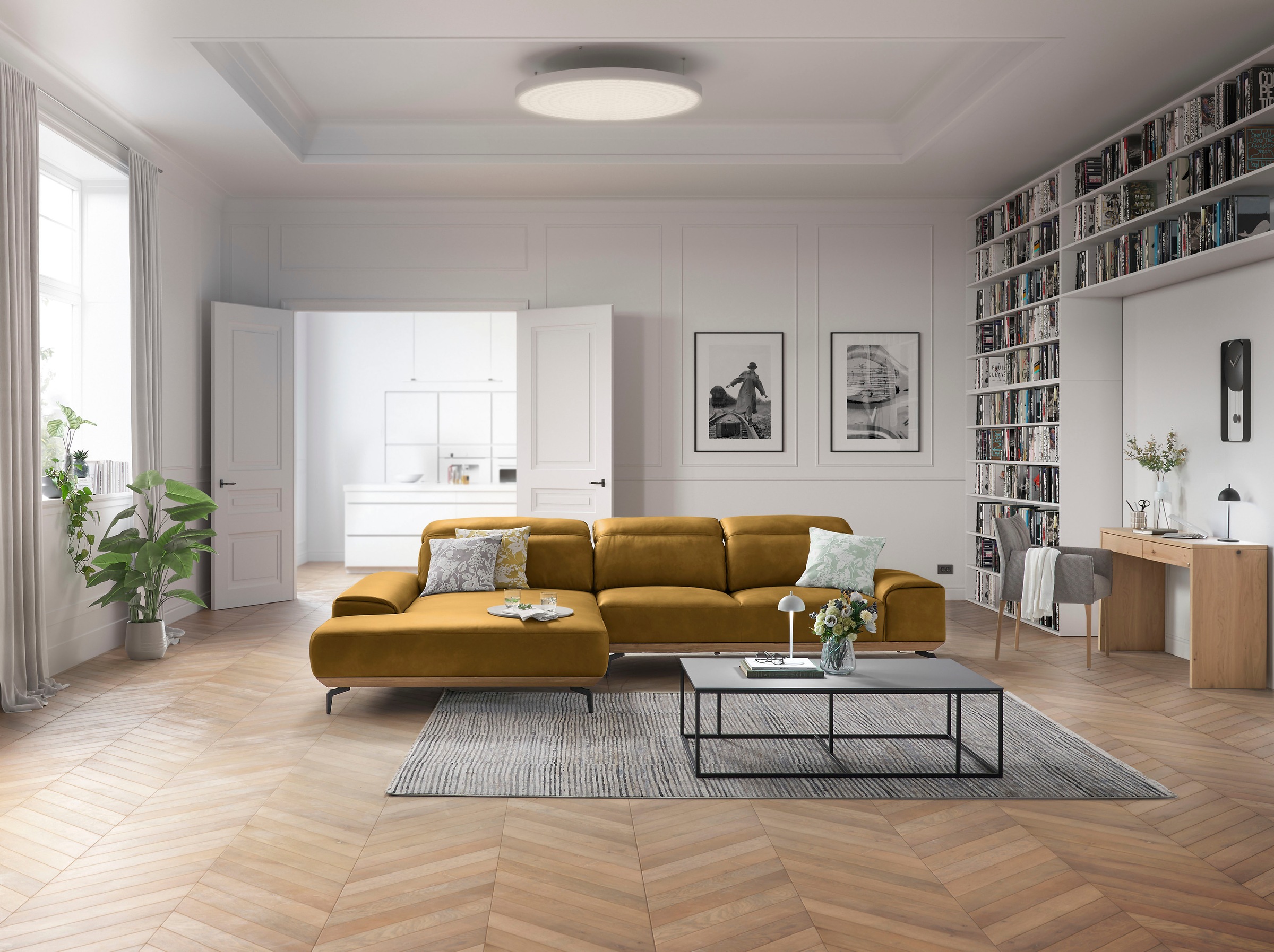 Musterring Wohnlandschaft "MR 2490 Ecksofa mit erstklassigem Sitzkomfort, L günstig online kaufen