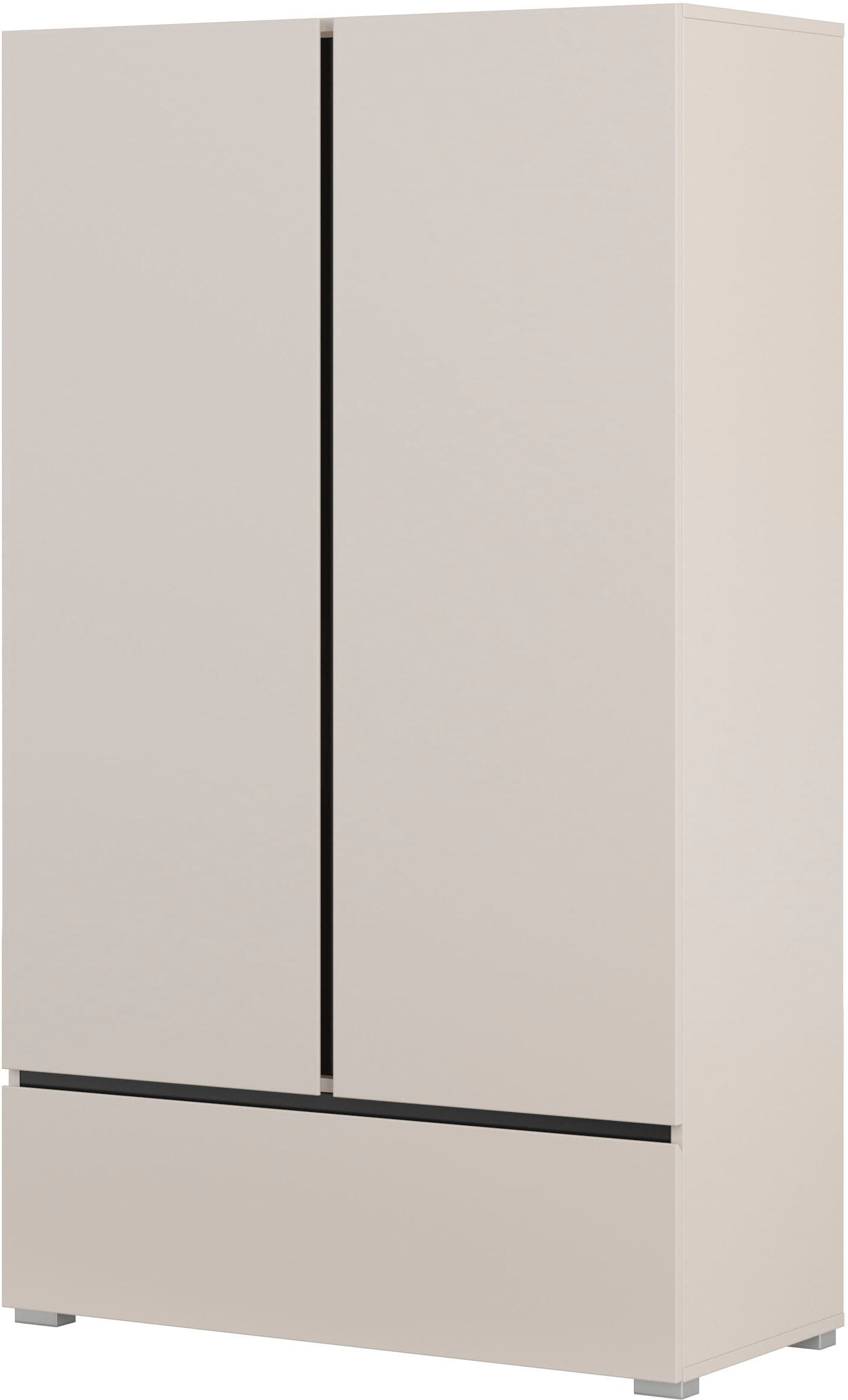 OTTO home Mehrzweckschrank "Cross,Breite 89 cm, Highboard, Universalschrank, Garderobe" Waescheschrank mit viel Stauraum, Einlegeböden verstellbar
