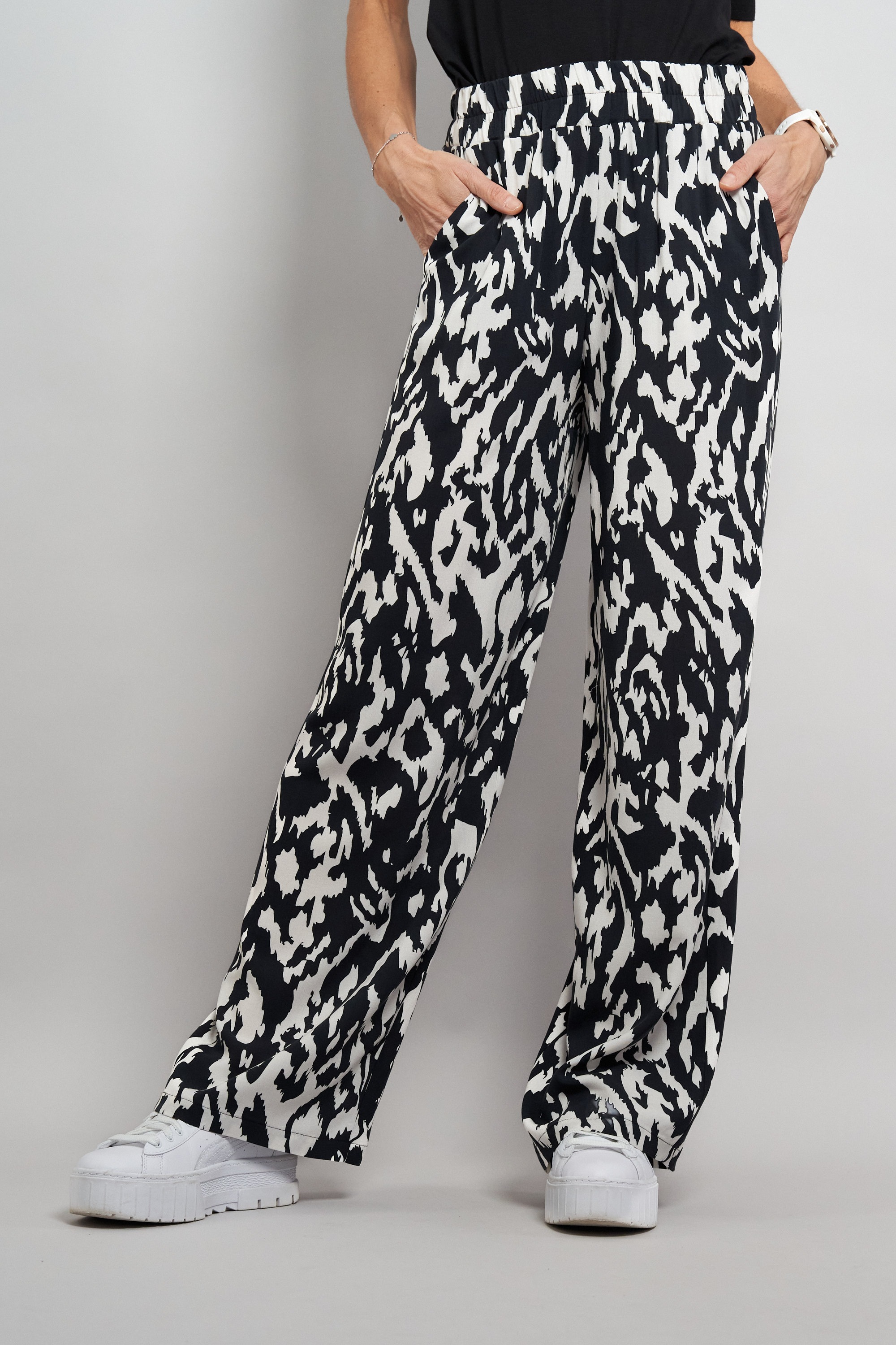 Seidel Moden Stoffhose "Otto exclusiv" mit grafischem Muster und weitem Bei günstig online kaufen