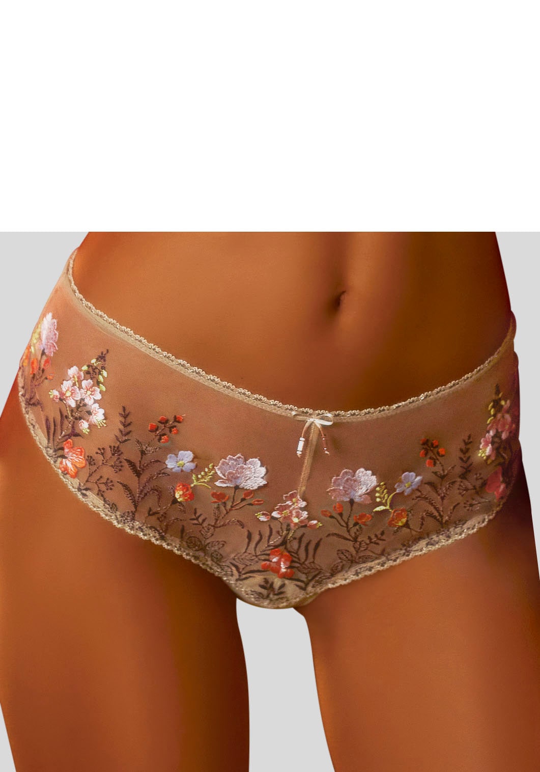 LASCANA Stringpanty "Maria" mit Blumen aus Stickereispitze, als Dessous-Set kombinierbar
