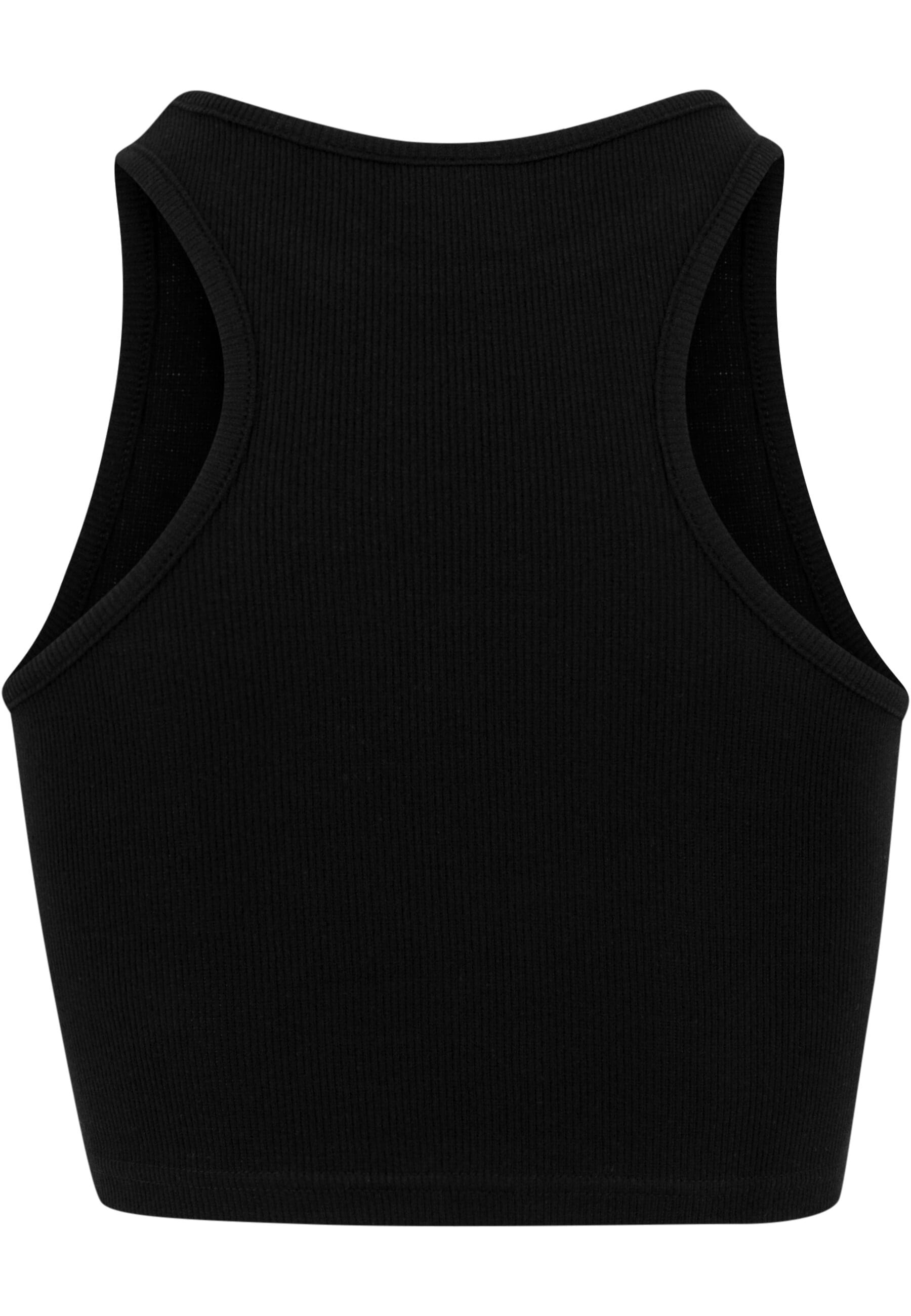 URBAN CLASSICS Muskelshirt »Urban Classics Damen Ladies Cropped Rib Top«, (1 tlg.)