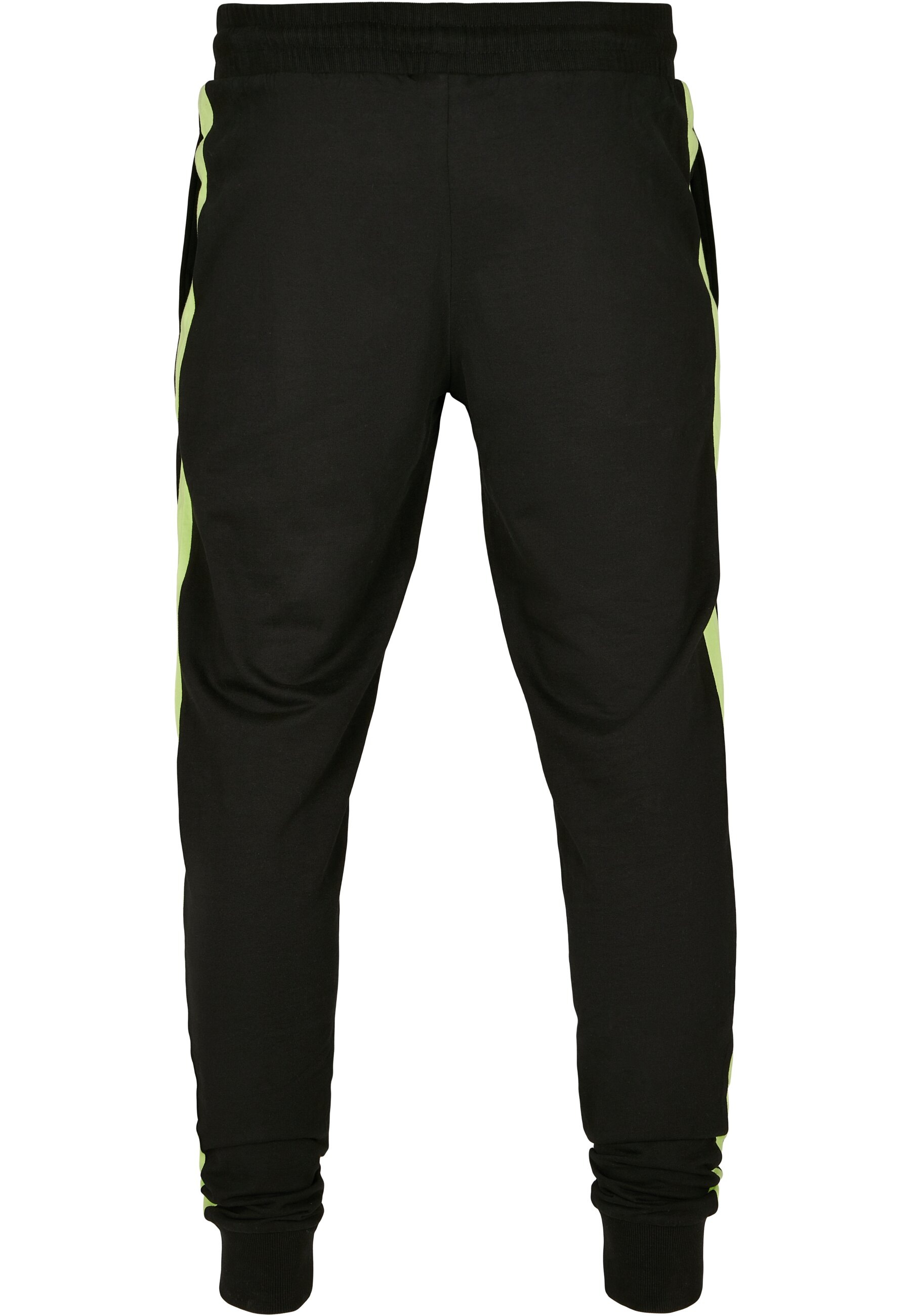 URBAN CLASSICS Stoffhose »Urban Classics Herren Neon Striped Sweatpants«, (1 tlg.)