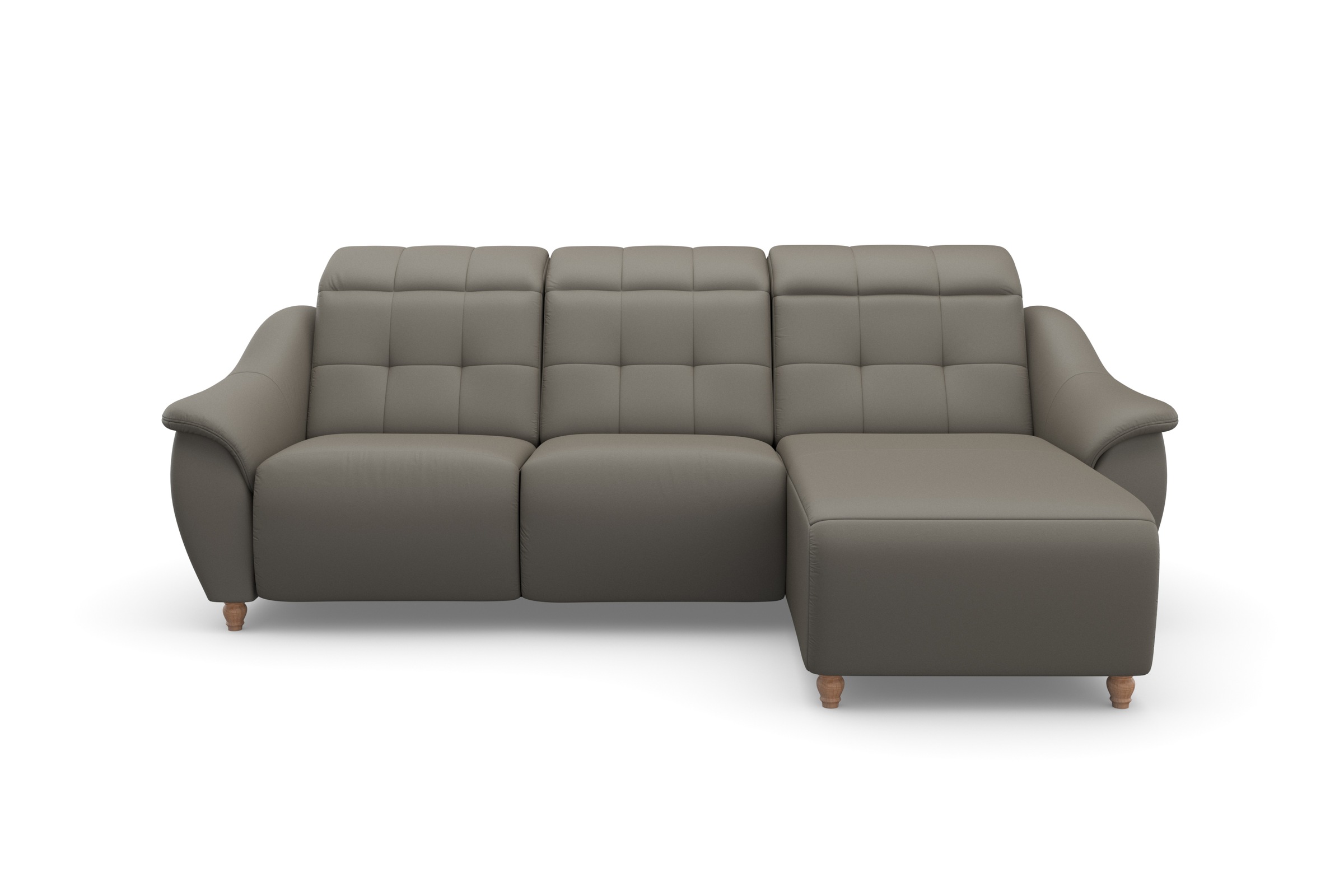 Home affaire Ecksofa "Boston L-Form" Kopfteilverstellung an jeder Sitzfläch günstig online kaufen